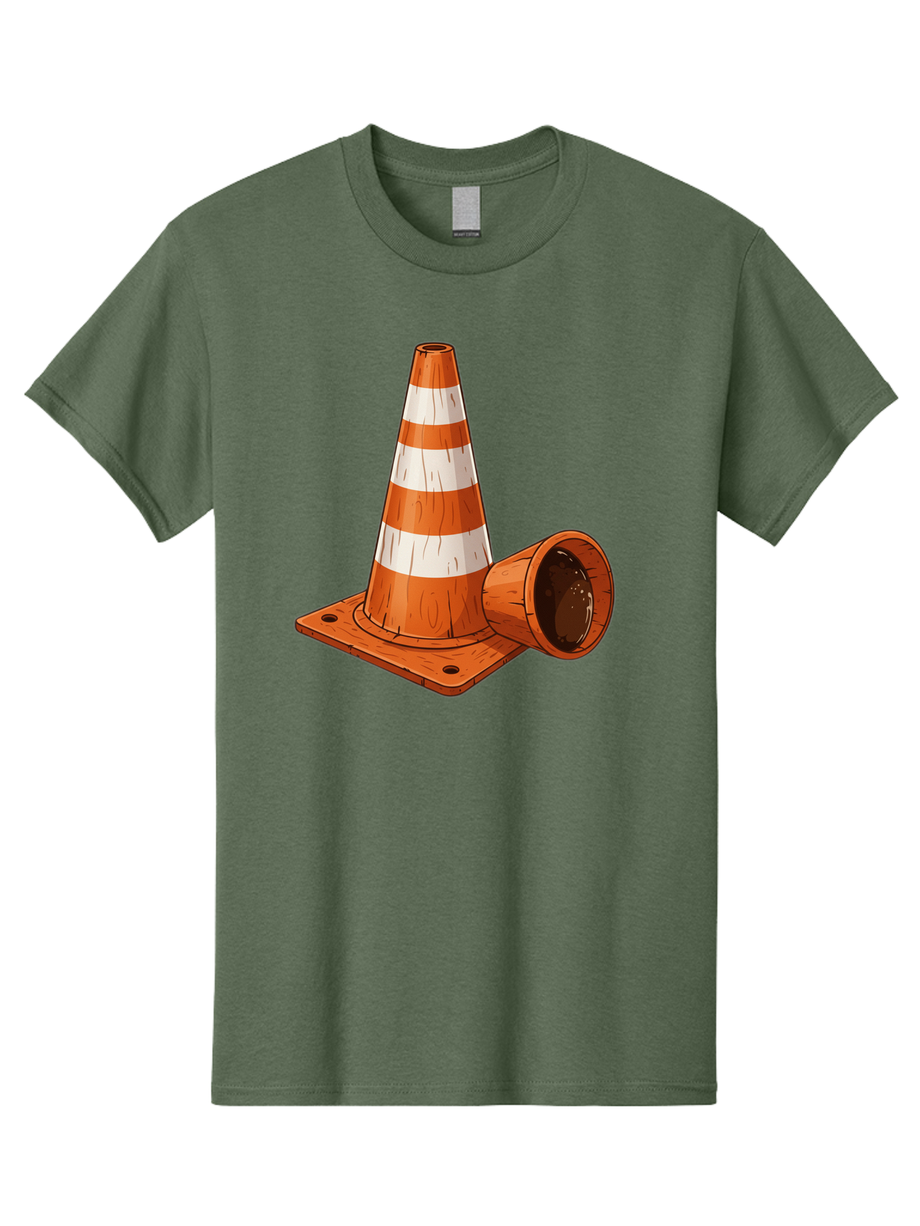 Traffic-Cone-2 Men'S Graphic Tee, 100% Cotton, Comfortable Casual Summer Wear, Machine Washable, Vintage Camera, Old Camera, Antique Camera, Black Camera, Classic Photography, Photography Equipment, Nostalgic Device, Film Camera, Camera Art Baq149 5