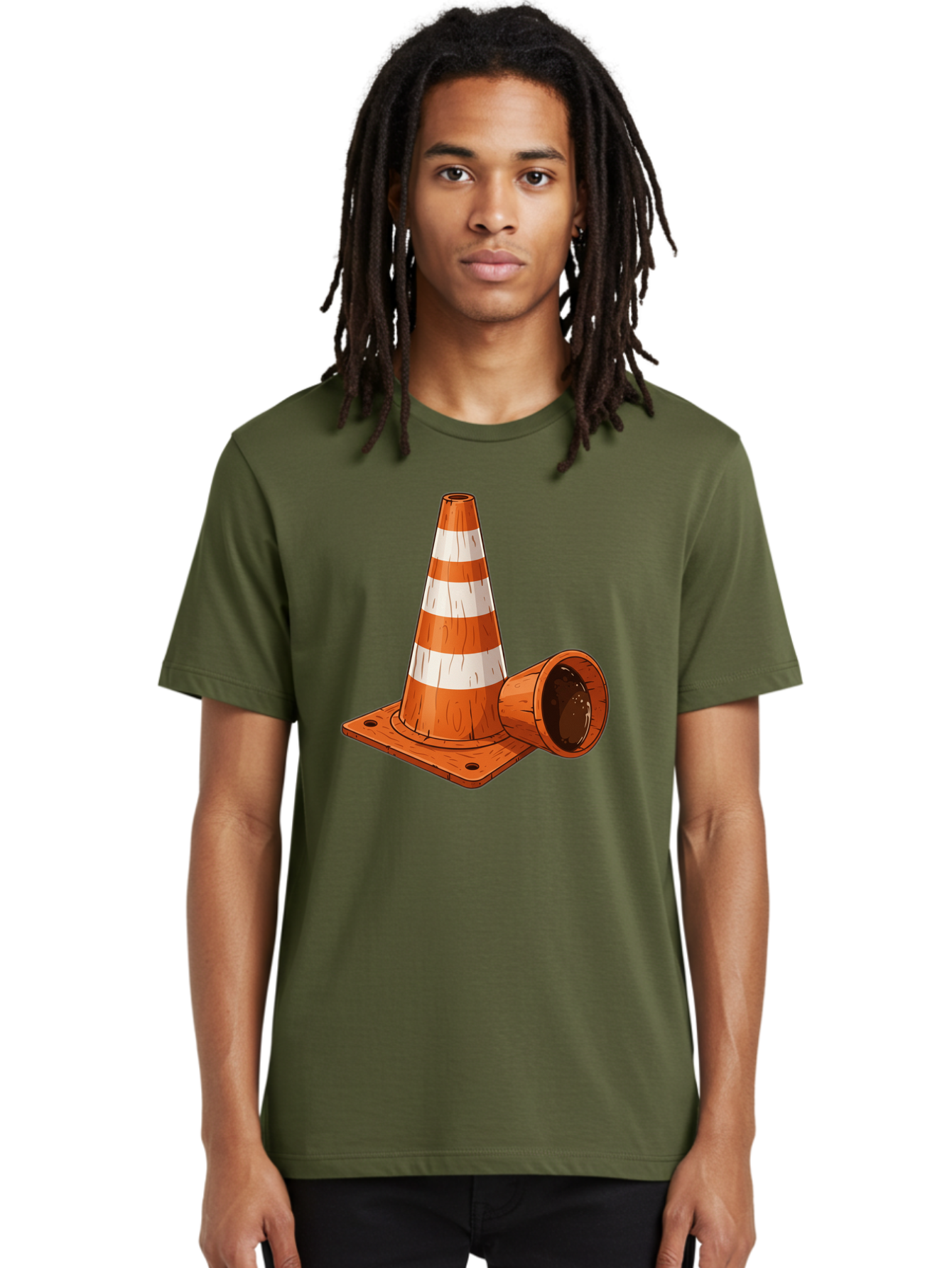Traffic-Cone-2 Men'S Graphic Tee, 100% Cotton, Comfortable Casual Summer Wear, Machine Washable, Vintage Camera, Old Camera, Antique Camera, Black Camera, Classic Photography, Photography Equipment, Nostalgic Device, Film Camera, Camera Art Baq149 20