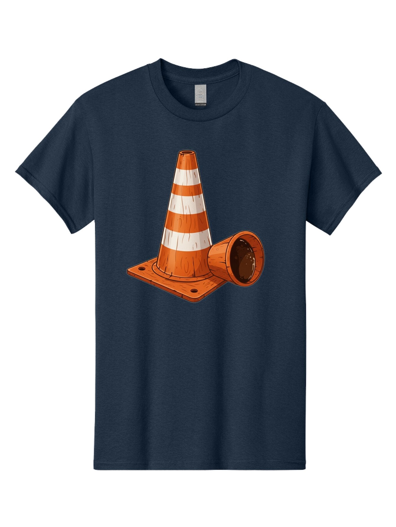 Traffic-Cone-2 Men'S Graphic Tee, 100% Cotton, Comfortable Casual Summer Wear, Machine Washable, Vintage Camera, Old Camera, Antique Camera, Black Camera, Classic Photography, Photography Equipment, Nostalgic Device, Film Camera, Camera Art Baq149 15