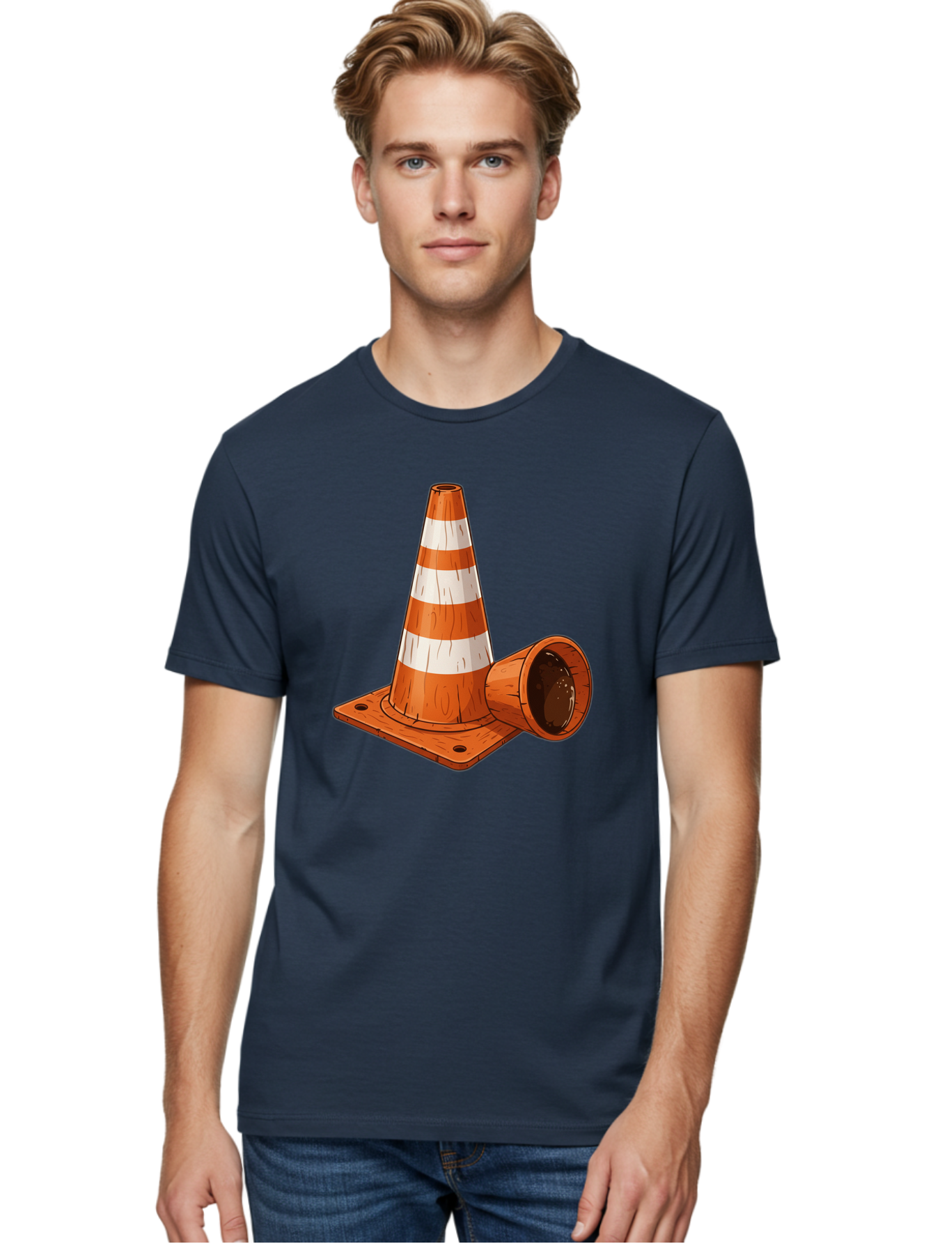 Traffic-Cone-2 Men'S Graphic Tee, 100% Cotton, Comfortable Casual Summer Wear, Machine Washable, Vintage Camera, Old Camera, Antique Camera, Black Camera, Classic Photography, Photography Equipment, Nostalgic Device, Film Camera, Camera Art Baq149 26