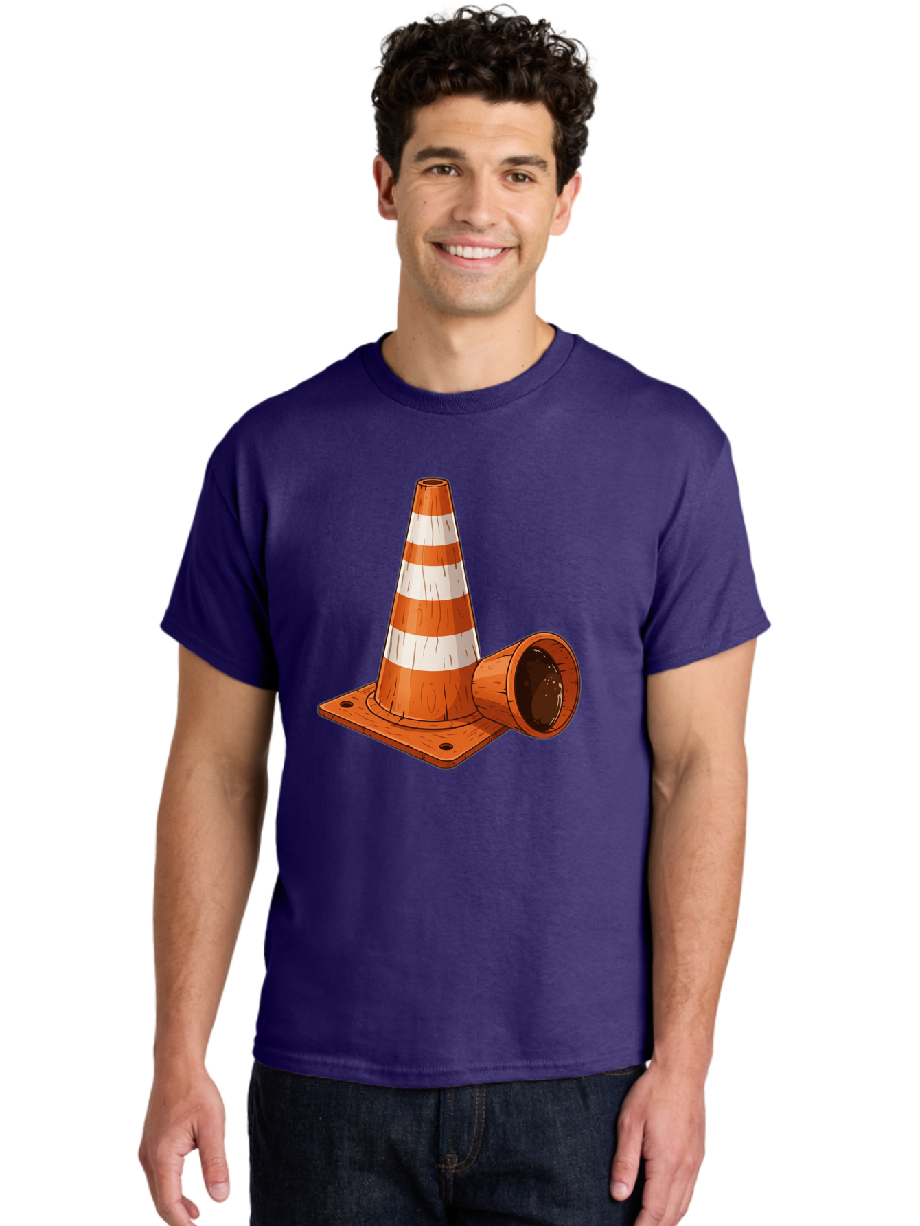 Traffic-Cone-2 Men'S Graphic Tee, 100% Cotton, Comfortable Casual Summer Wear, Machine Washable, Vintage Camera, Old Camera, Antique Camera, Black Camera, Classic Photography, Photography Equipment, Nostalgic Device, Film Camera, Camera Art Baq149 29