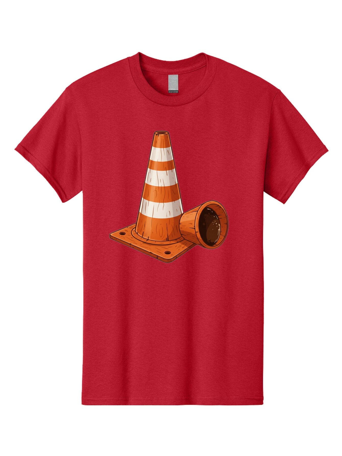 Traffic-Cone-2 Men'S Graphic Tee, 100% Cotton, Comfortable Casual Summer Wear, Machine Washable, Vintage Camera, Old Camera, Antique Camera, Black Camera, Classic Photography, Photography Equipment, Nostalgic Device, Film Camera, Camera Art Baq149 5