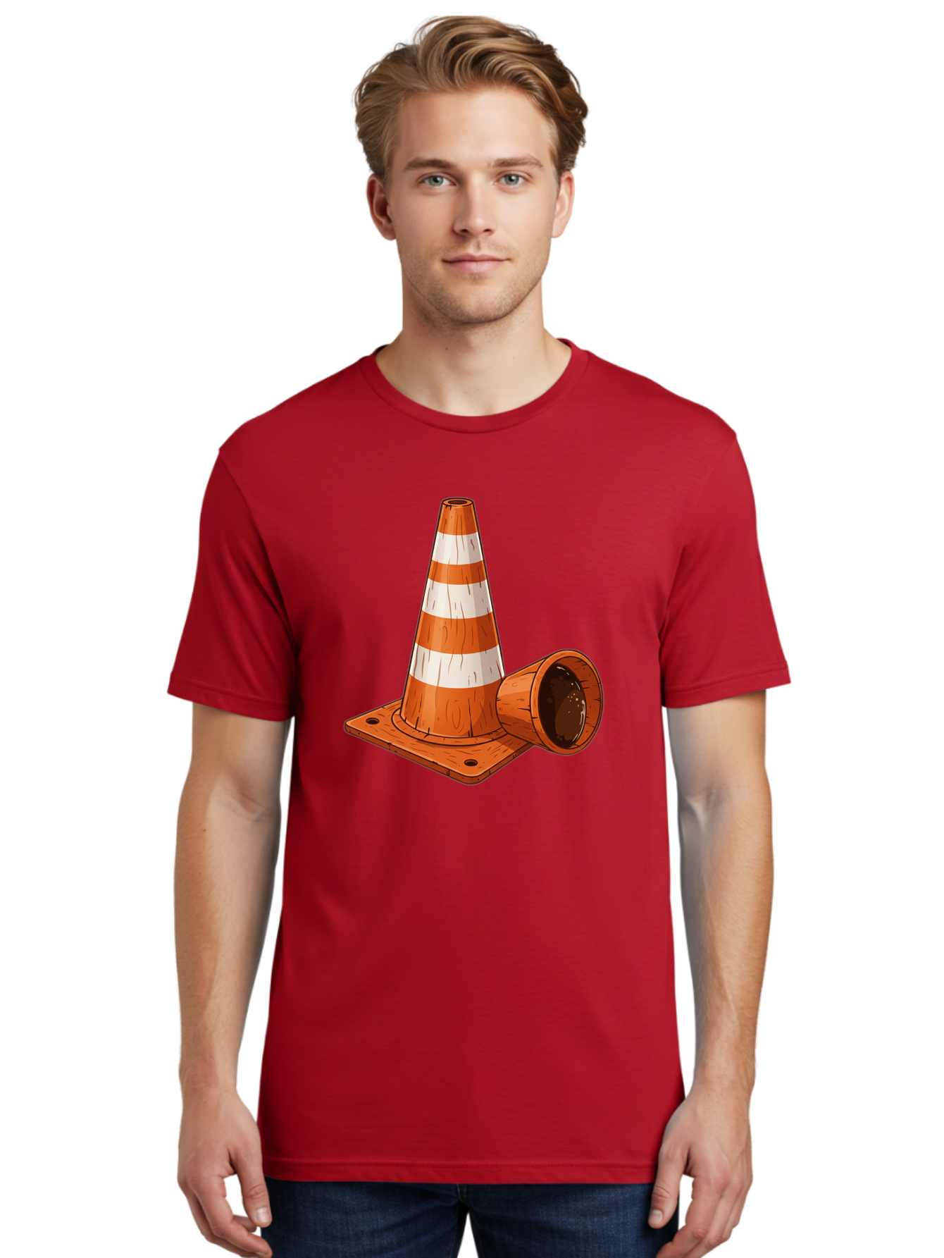 Traffic-Cone-2 Men'S Graphic Tee, 100% Cotton, Comfortable Casual Summer Wear, Machine Washable, Vintage Camera, Old Camera, Antique Camera, Black Camera, Classic Photography, Photography Equipment, Nostalgic Device, Film Camera, Camera Art Baq149 27