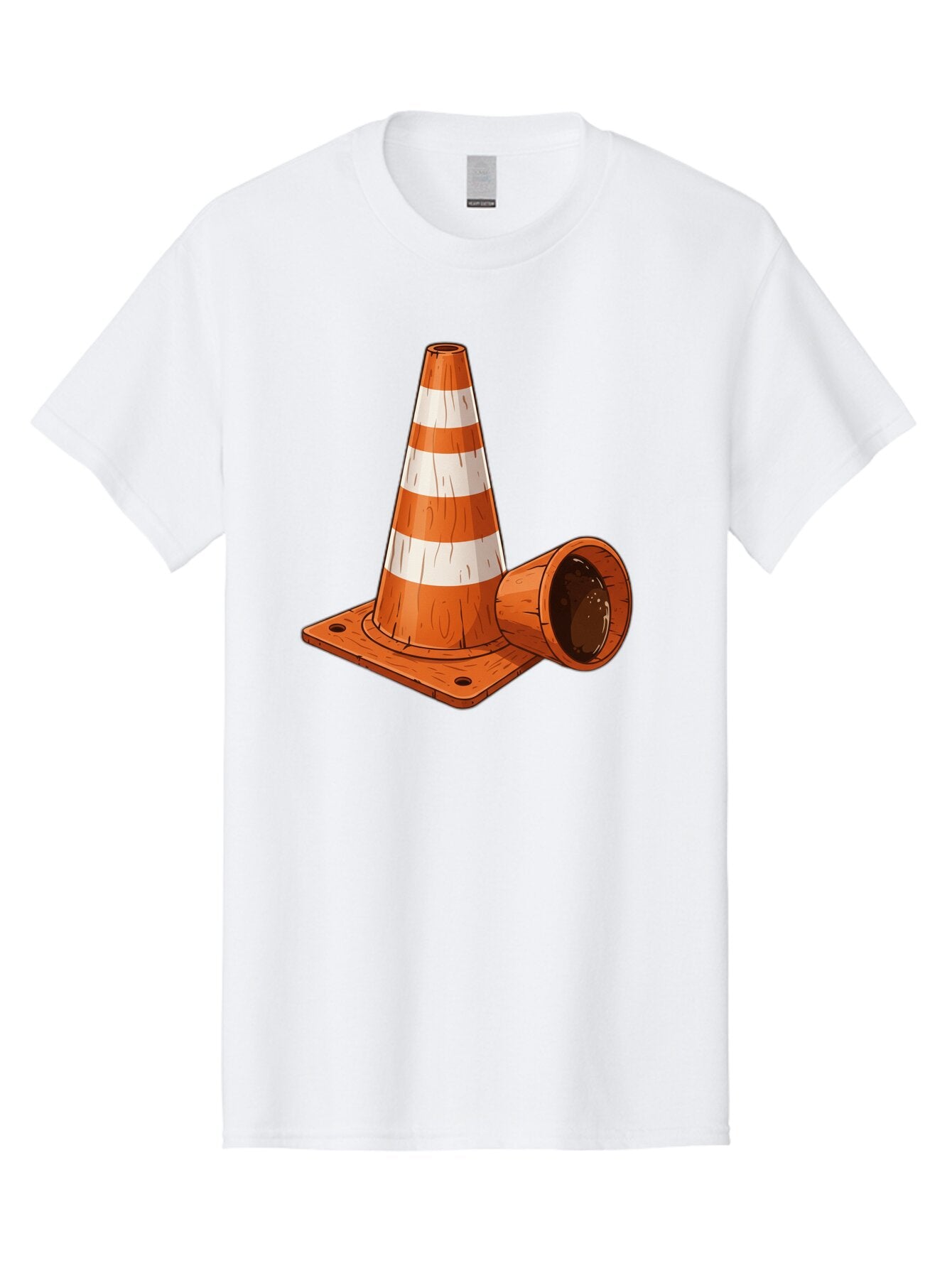 Traffic-Cone-2 Men'S Graphic Tee, 100% Cotton, Comfortable Casual Summer Wear, Machine Washable, Vintage Camera, Old Camera, Antique Camera, Black Camera, Classic Photography, Photography Equipment, Nostalgic Device, Film Camera, Camera Art Baq149 4