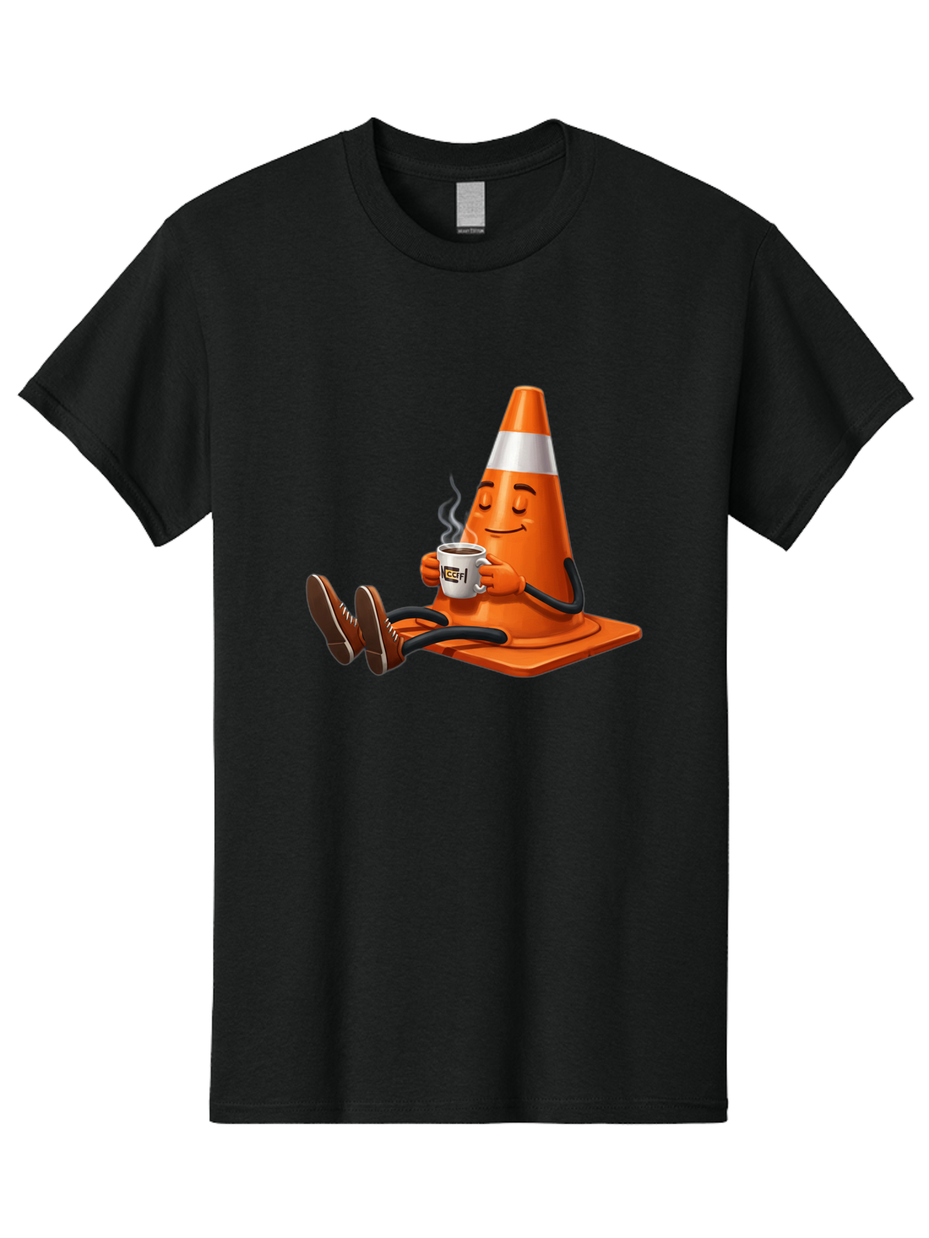 Traffic-Cone-3 Men'S Graphic Tee, 100% Cotton, Comfortable Casual Summer Wear, Machine Washable, Vintage Camera, Old Camera, Antique Camera, Black Camera, Classic Photography, Photography Equipment, Nostalgic Device, Film Camera, Camera Art Baq150