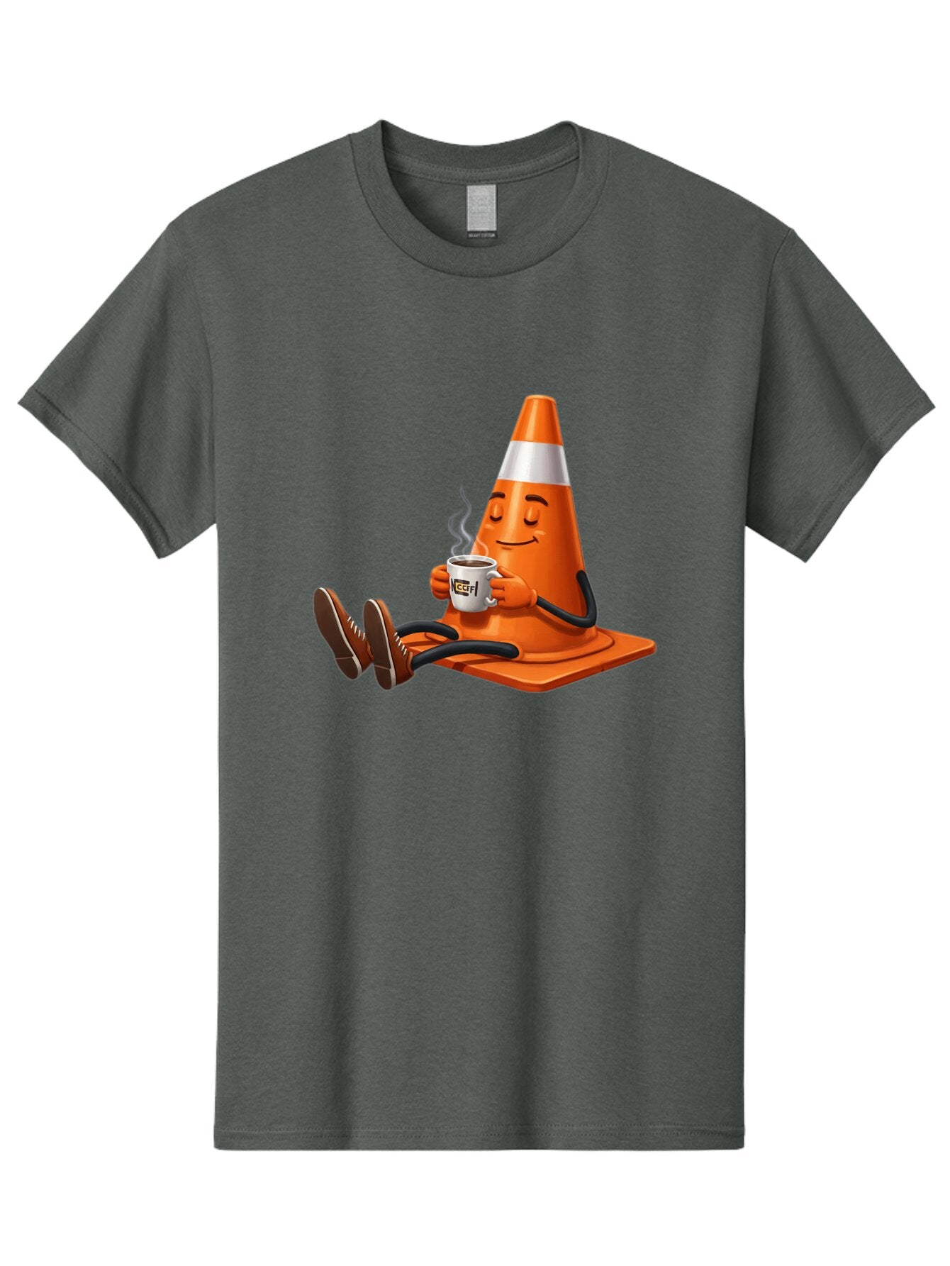 Traffic-Cone-3 Men'S Graphic Tee, 100% Cotton, Comfortable Casual Summer Wear, Machine Washable, Vintage Camera, Old Camera, Antique Camera, Black Camera, Classic Photography, Photography Equipment, Nostalgic Device, Film Camera, Camera Art Baq150 2