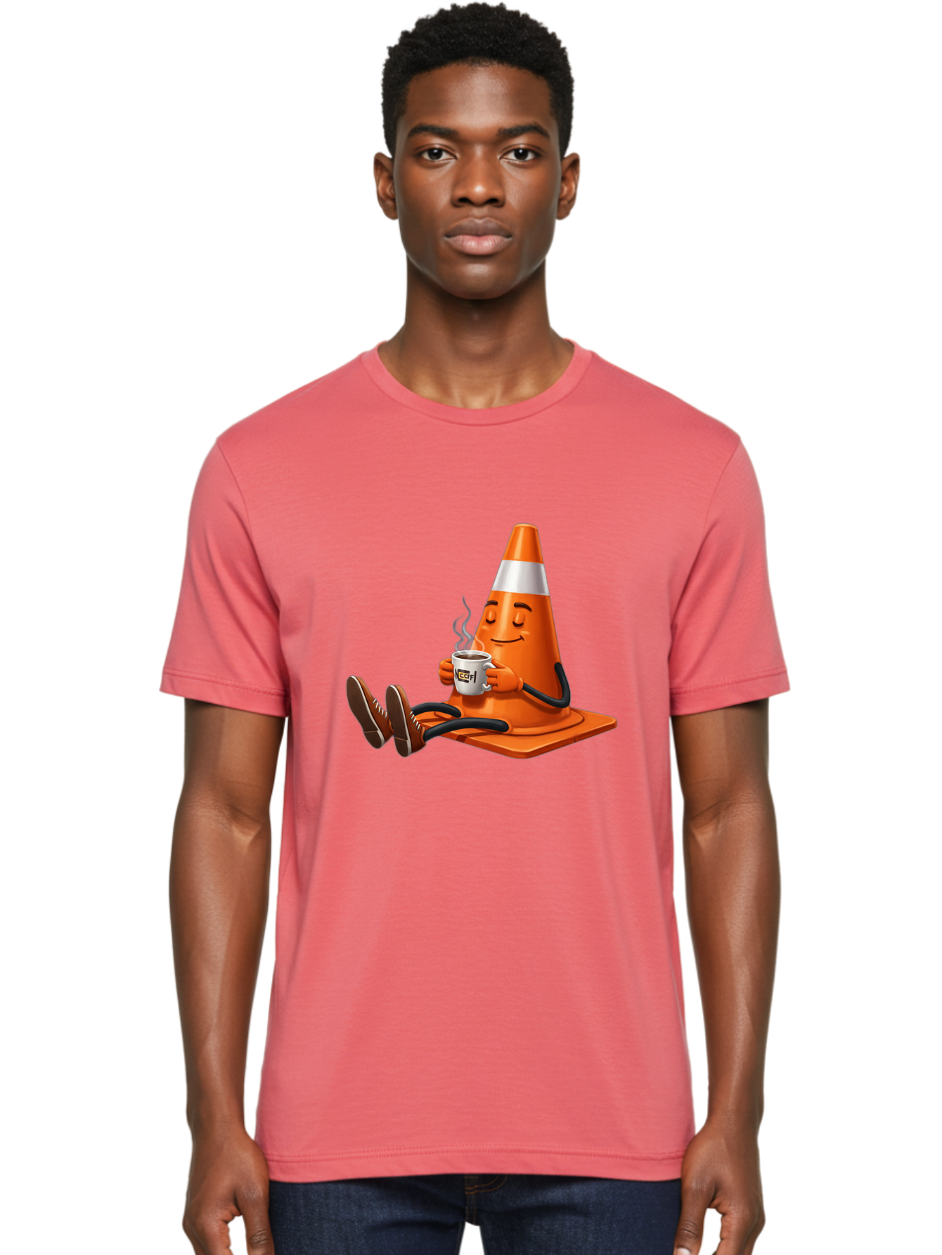 Traffic-Cone-3 Men'S Graphic Tee, 100% Cotton, Comfortable Casual Summer Wear, Machine Washable, Vintage Camera, Old Camera, Antique Camera, Black Camera, Classic Photography, Photography Equipment, Nostalgic Device, Film Camera, Camera Art Baq150 18