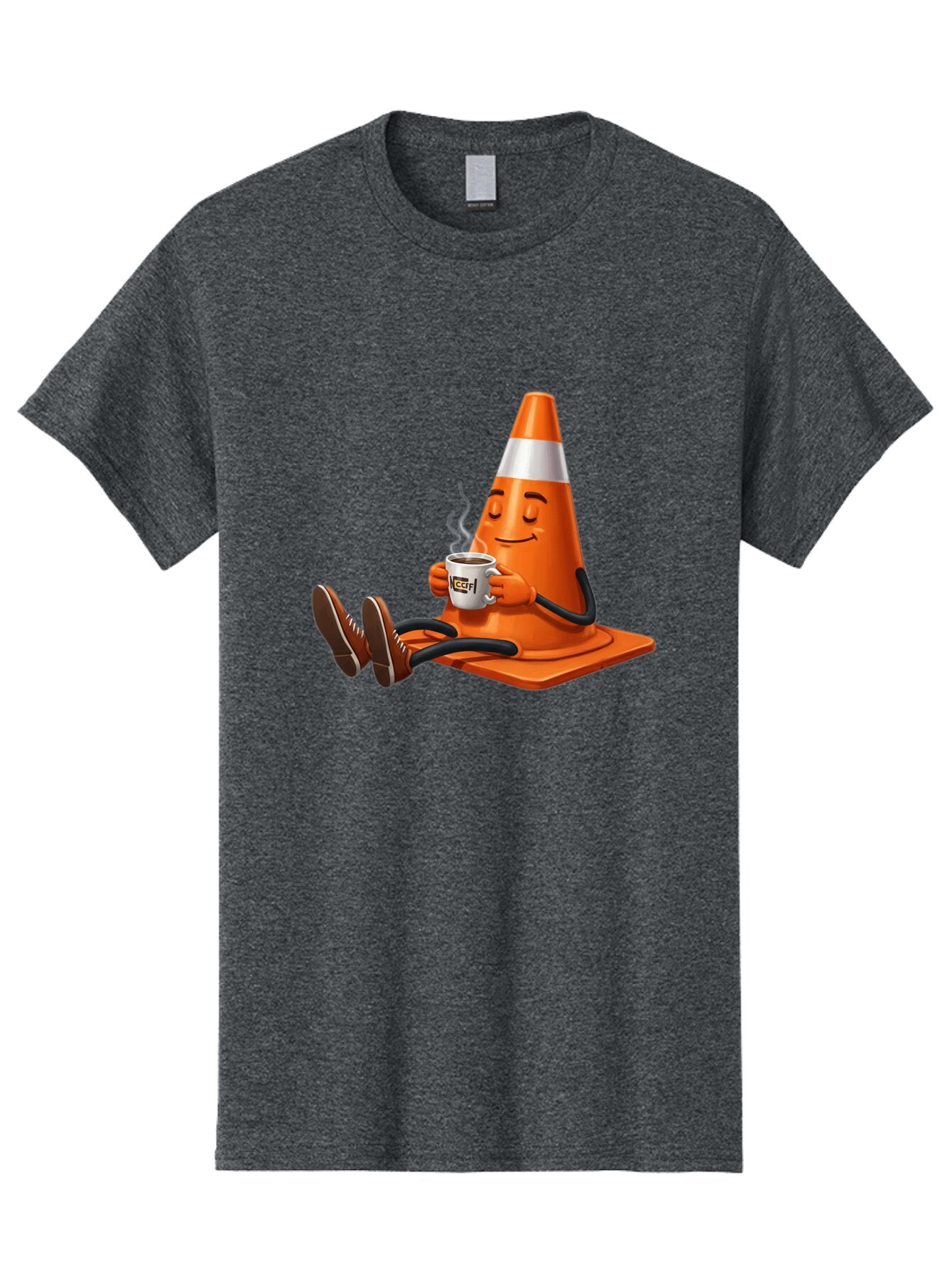 Traffic-Cone-3 Men'S Graphic Tee, 100% Cotton, Comfortable Casual Summer Wear, Machine Washable, Vintage Camera, Old Camera, Antique Camera, Black Camera, Classic Photography, Photography Equipment, Nostalgic Device, Film Camera, Camera Art Baq150 7