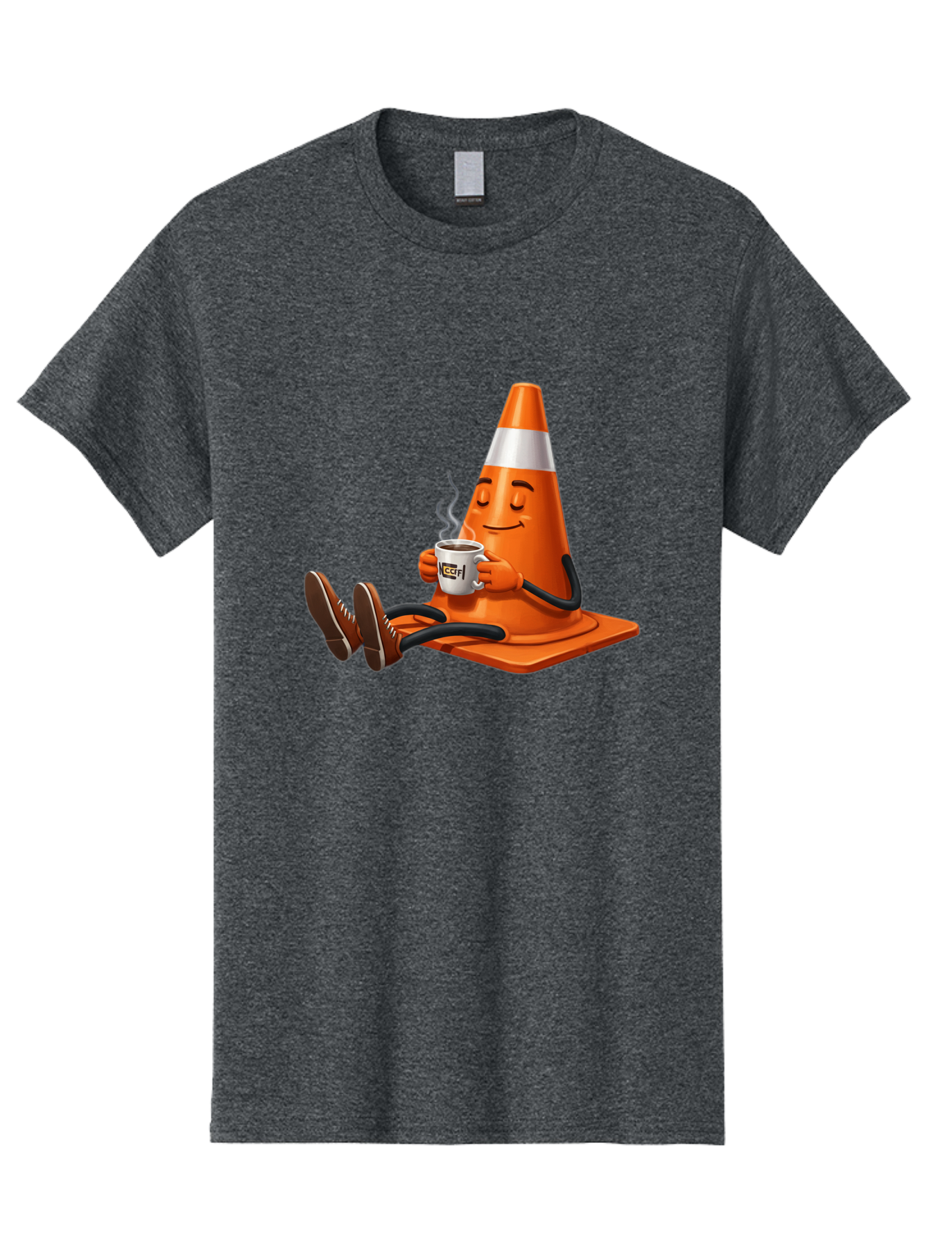 Traffic-Cone-3 Men'S Graphic Tee, 100% Cotton, Comfortable Casual Summer Wear, Machine Washable, Vintage Camera, Old Camera, Antique Camera, Black Camera, Classic Photography, Photography Equipment, Nostalgic Device, Film Camera, Camera Art Baq150 7