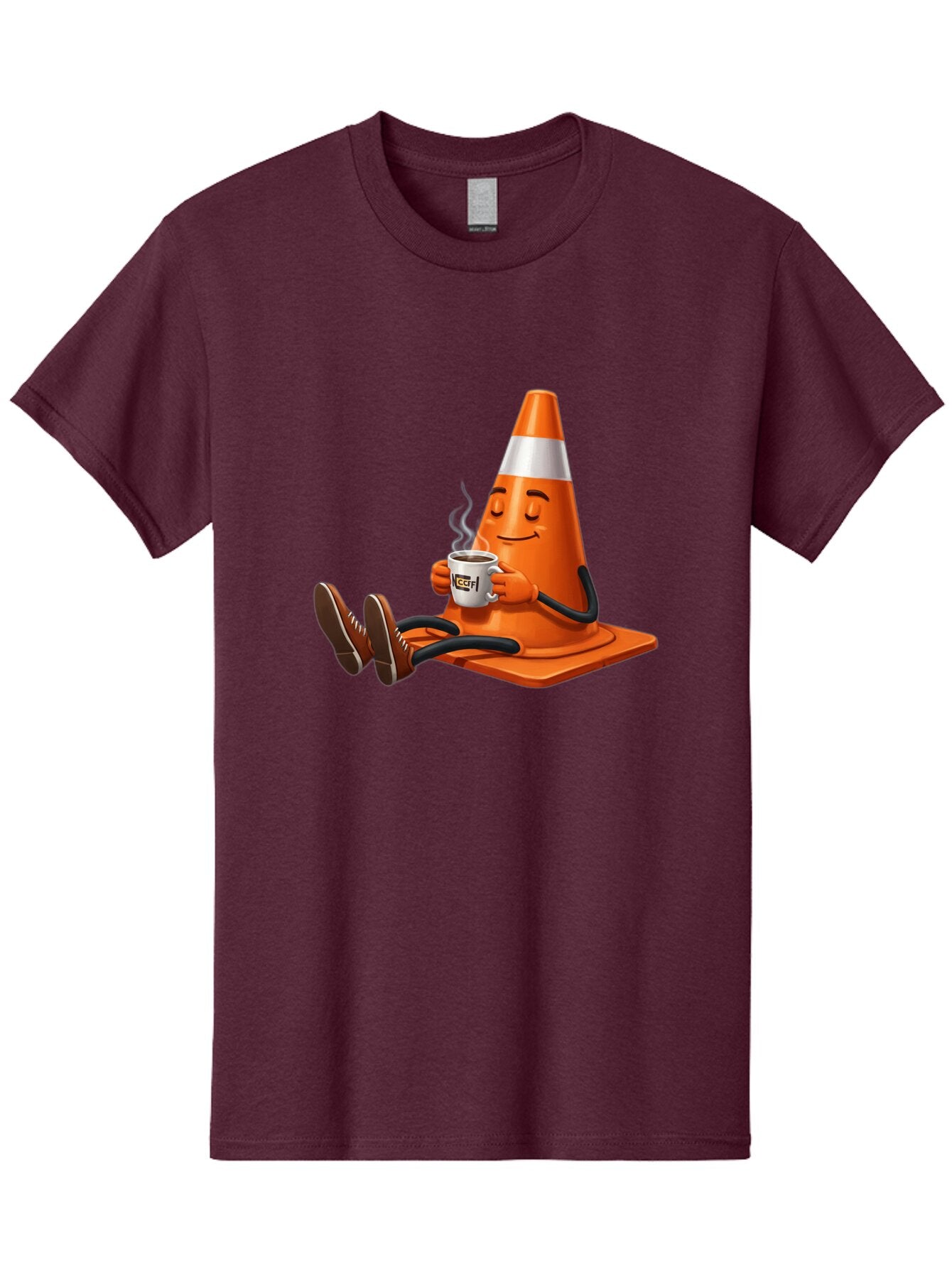 Traffic-Cone-3 Men'S Graphic Tee, 100% Cotton, Comfortable Casual Summer Wear, Machine Washable, Vintage Camera, Old Camera, Antique Camera, Black Camera, Classic Photography, Photography Equipment, Nostalgic Device, Film Camera, Camera Art Baq150 1