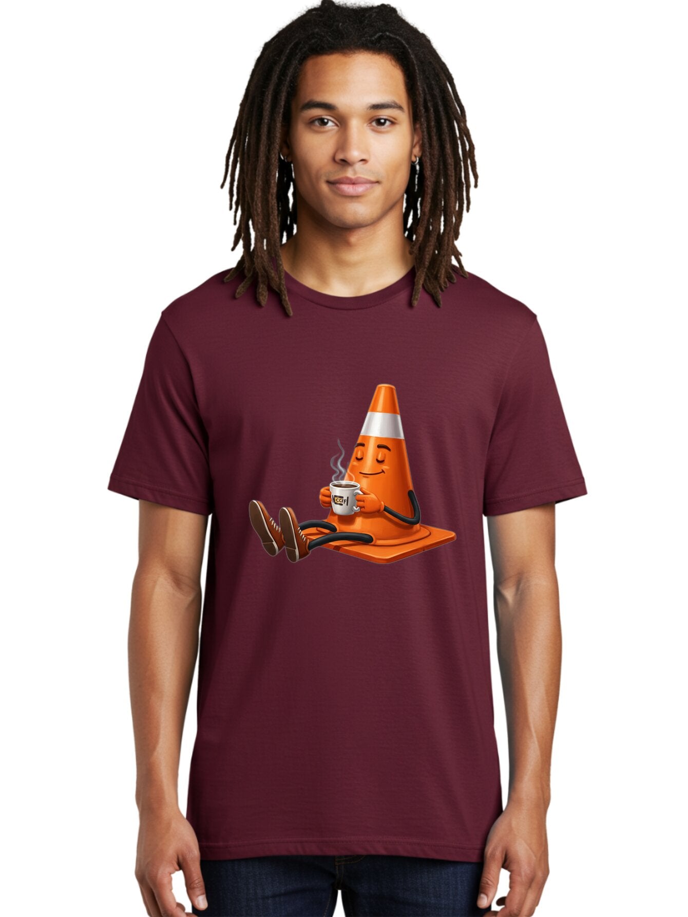 Traffic-Cone-3 Men'S Graphic Tee, 100% Cotton, Comfortable Casual Summer Wear, Machine Washable, Vintage Camera, Old Camera, Antique Camera, Black Camera, Classic Photography, Photography Equipment, Nostalgic Device, Film Camera, Camera Art Baq150 19