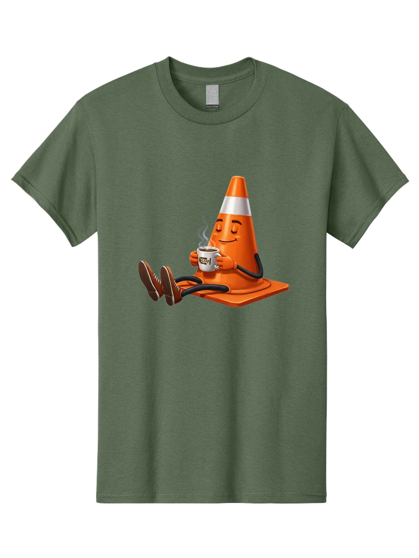 Traffic-Cone-3 Men'S Graphic Tee, 100% Cotton, Comfortable Casual Summer Wear, Machine Washable, Vintage Camera, Old Camera, Antique Camera, Black Camera, Classic Photography, Photography Equipment, Nostalgic Device, Film Camera, Camera Art Baq150 15