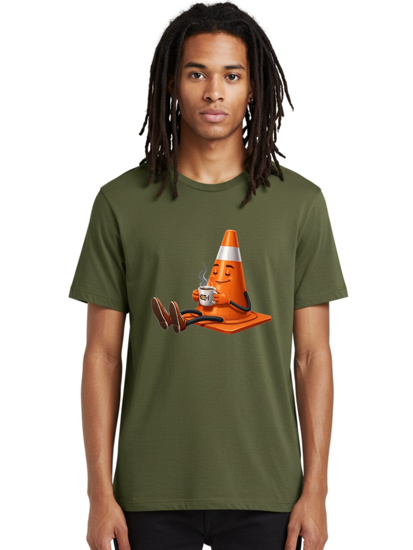 Traffic-Cone-3 Men'S Graphic Tee, 100% Cotton, Comfortable Casual Summer Wear, Machine Washable, Vintage Camera, Old Camera, Antique Camera, Black Camera, Classic Photography, Photography Equipment, Nostalgic Device, Film Camera, Camera Art Baq150 30