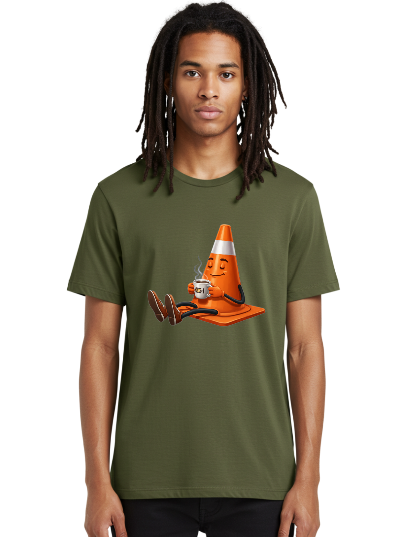 Traffic-Cone-3 Men'S Graphic Tee, 100% Cotton, Comfortable Casual Summer Wear, Machine Washable, Vintage Camera, Old Camera, Antique Camera, Black Camera, Classic Photography, Photography Equipment, Nostalgic Device, Film Camera, Camera Art Baq150 24