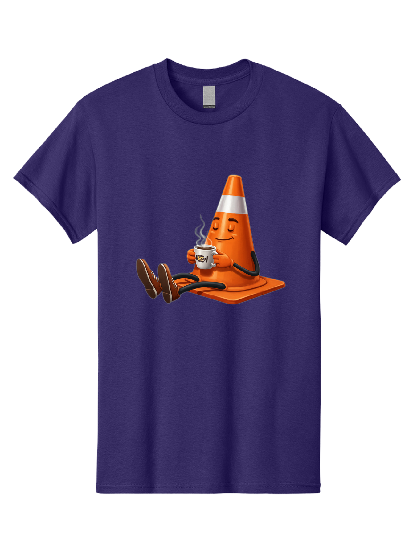 Traffic-Cone-3 Men'S Graphic Tee, 100% Cotton, Comfortable Casual Summer Wear, Machine Washable, Vintage Camera, Old Camera, Antique Camera, Black Camera, Classic Photography, Photography Equipment, Nostalgic Device, Film Camera, Camera Art Baq150 4