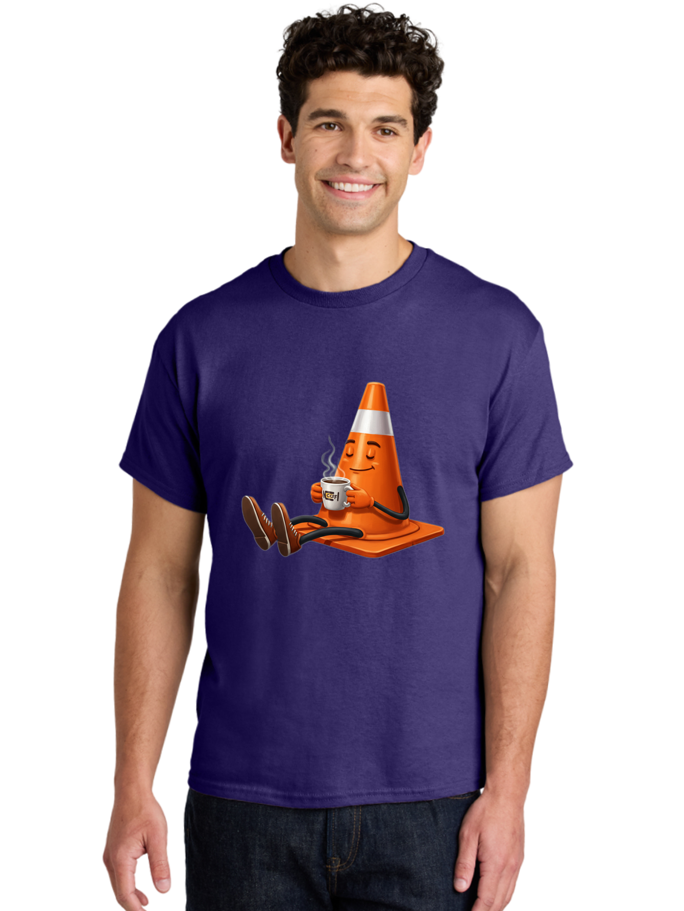 Traffic-Cone-3 Men'S Graphic Tee, 100% Cotton, Comfortable Casual Summer Wear, Machine Washable, Vintage Camera, Old Camera, Antique Camera, Black Camera, Classic Photography, Photography Equipment, Nostalgic Device, Film Camera, Camera Art Baq150 19