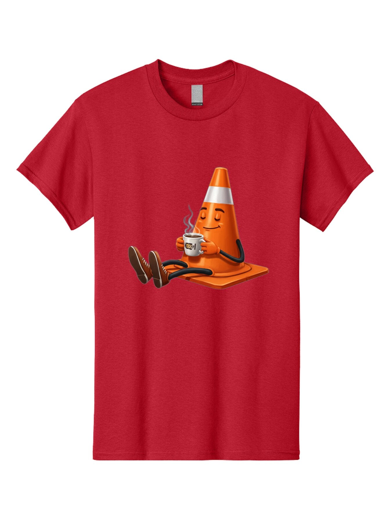 Traffic-Cone-3 Men'S Graphic Tee, 100% Cotton, Comfortable Casual Summer Wear, Machine Washable, Vintage Camera, Old Camera, Antique Camera, Black Camera, Classic Photography, Photography Equipment, Nostalgic Device, Film Camera, Camera Art Baq150 4