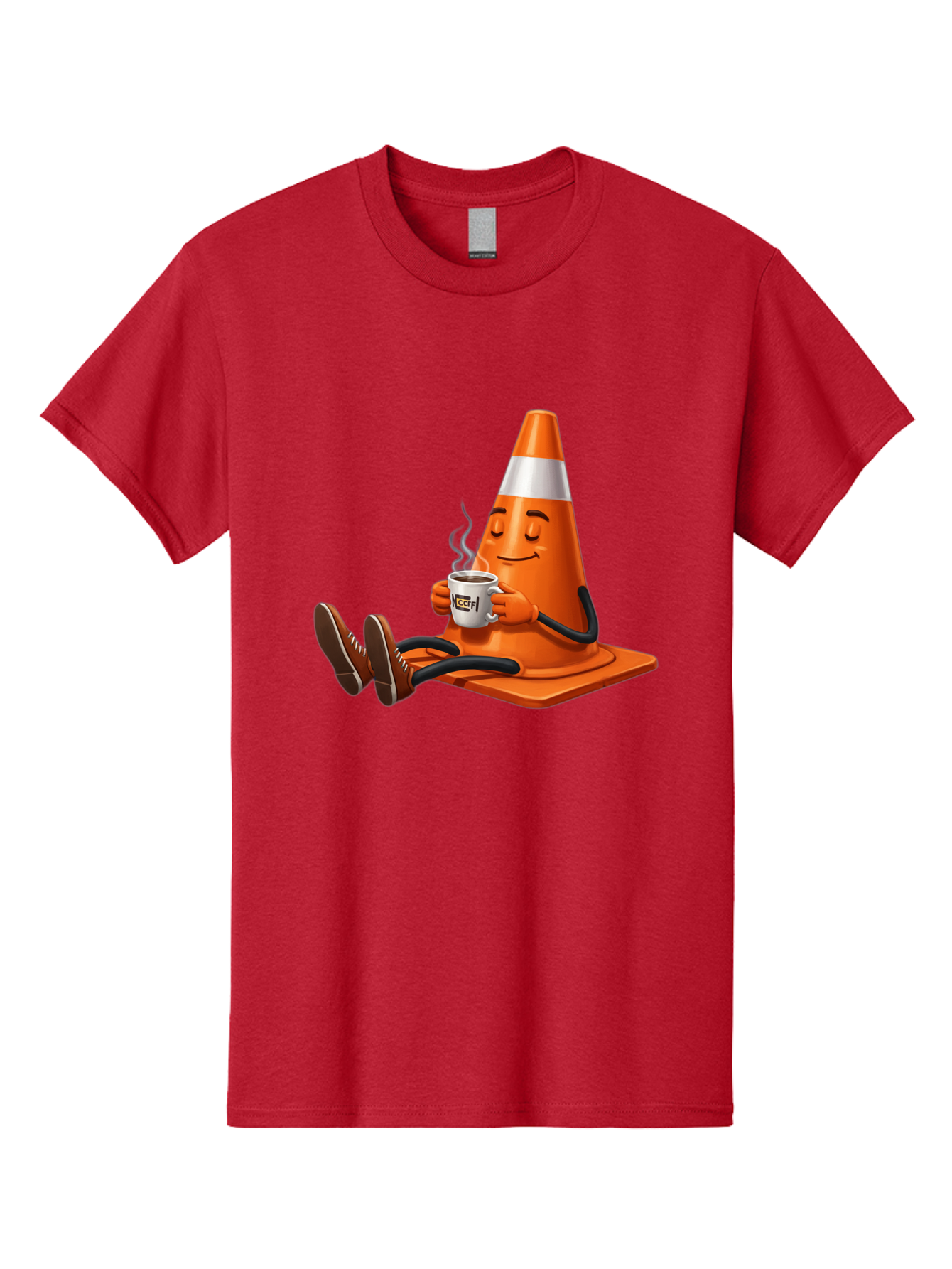 Traffic-Cone-3 Men'S Graphic Tee, 100% Cotton, Comfortable Casual Summer Wear, Machine Washable, Vintage Camera, Old Camera, Antique Camera, Black Camera, Classic Photography, Photography Equipment, Nostalgic Device, Film Camera, Camera Art Baq150 15