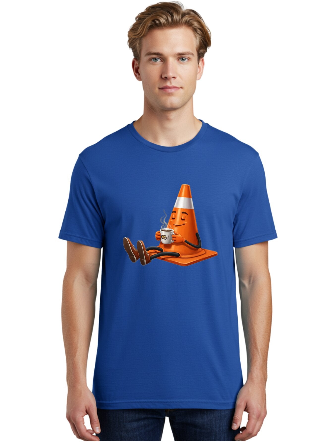 Traffic-Cone-3 Men'S Graphic Tee, 100% Cotton, Comfortable Casual Summer Wear, Machine Washable, Vintage Camera, Old Camera, Antique Camera, Black Camera, Classic Photography, Photography Equipment, Nostalgic Device, Film Camera, Camera Art Baq150 28