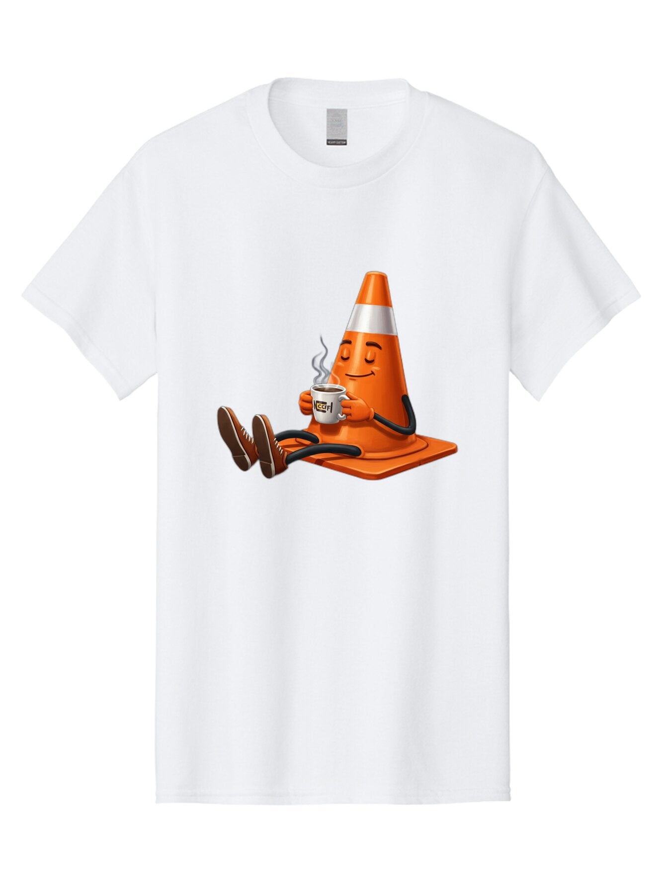 Traffic-Cone-3 Men'S Graphic Tee, 100% Cotton, Comfortable Casual Summer Wear, Machine Washable, Vintage Camera, Old Camera, Antique Camera, Black Camera, Classic Photography, Photography Equipment, Nostalgic Device, Film Camera, Camera Art Baq150 3