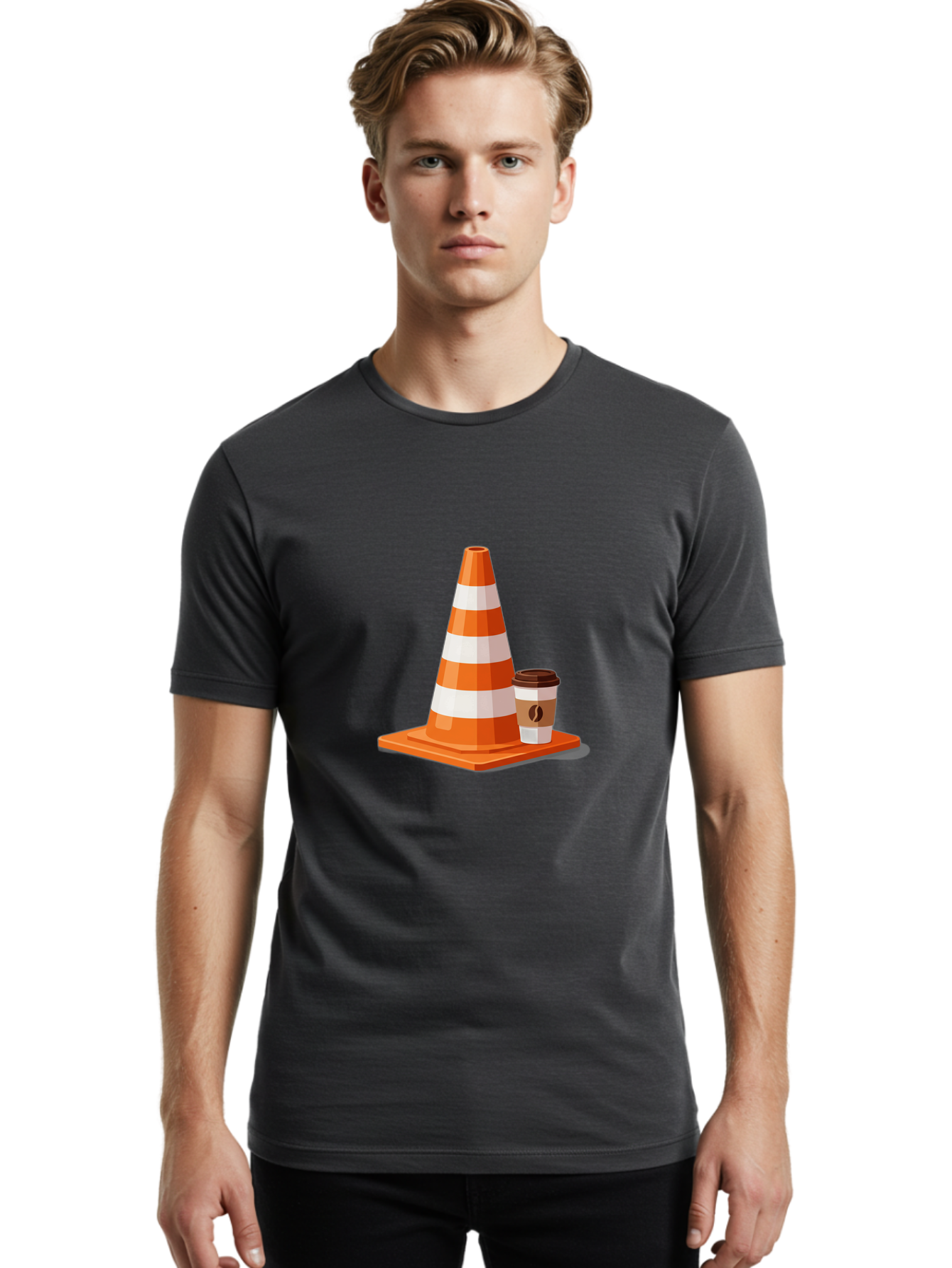 Traffic-Cone-And-Coffee Men'S Graphic Tee, 100% Cotton, Comfortable Casual Summer Wear, Machine Washable, Vintage Camera, Old Camera, Antique Camera, Black Camera, Classic Photography, Photography Equipment, Nostalgic Device, Film Camera, Baq151 17