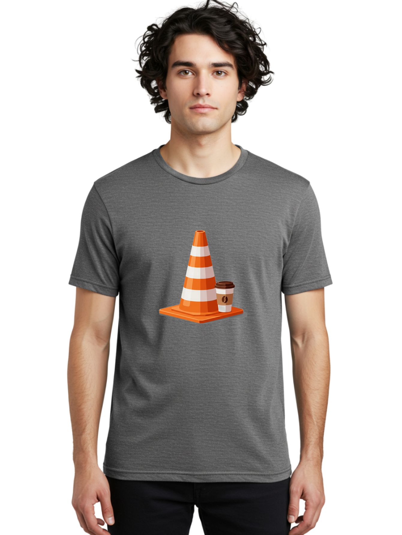 Traffic-Cone-And-Coffee Men'S Graphic Tee, 100% Cotton, Comfortable Casual Summer Wear, Machine Washable, Vintage Camera, Old Camera, Antique Camera, Black Camera, Classic Photography, Photography Equipment, Nostalgic Device, Film Camera, Baq151 25