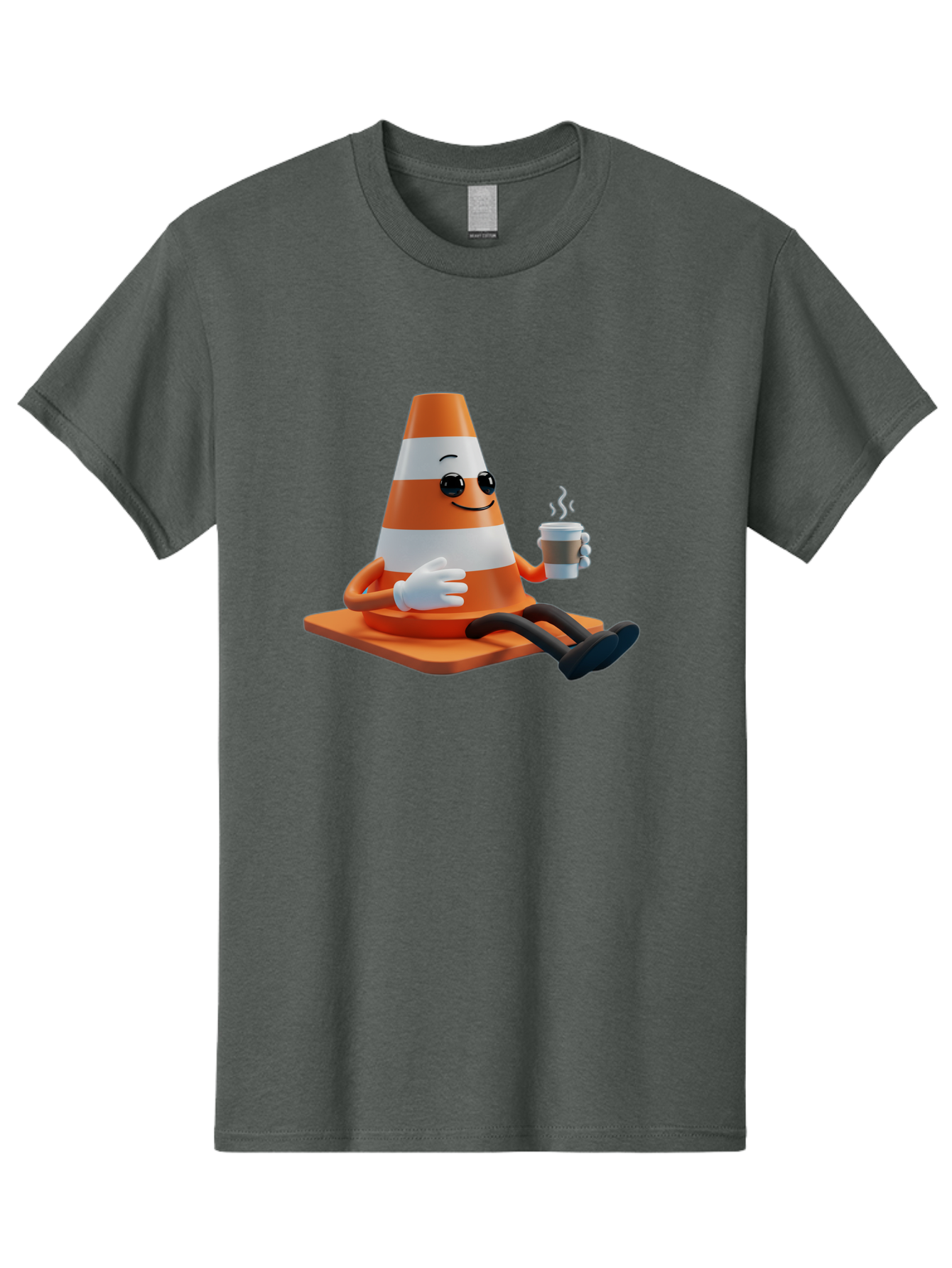 Traffic-Cone-Character Men'S Graphic Tee, 100% Cotton, Comfortable Casual Summer Wear, Machine Washable, Vintage Camera, Old Camera, Antique Camera, Black Camera, Classic Photography, Photography Equipment, Nostalgic Device, Film Camera, Baq152 14