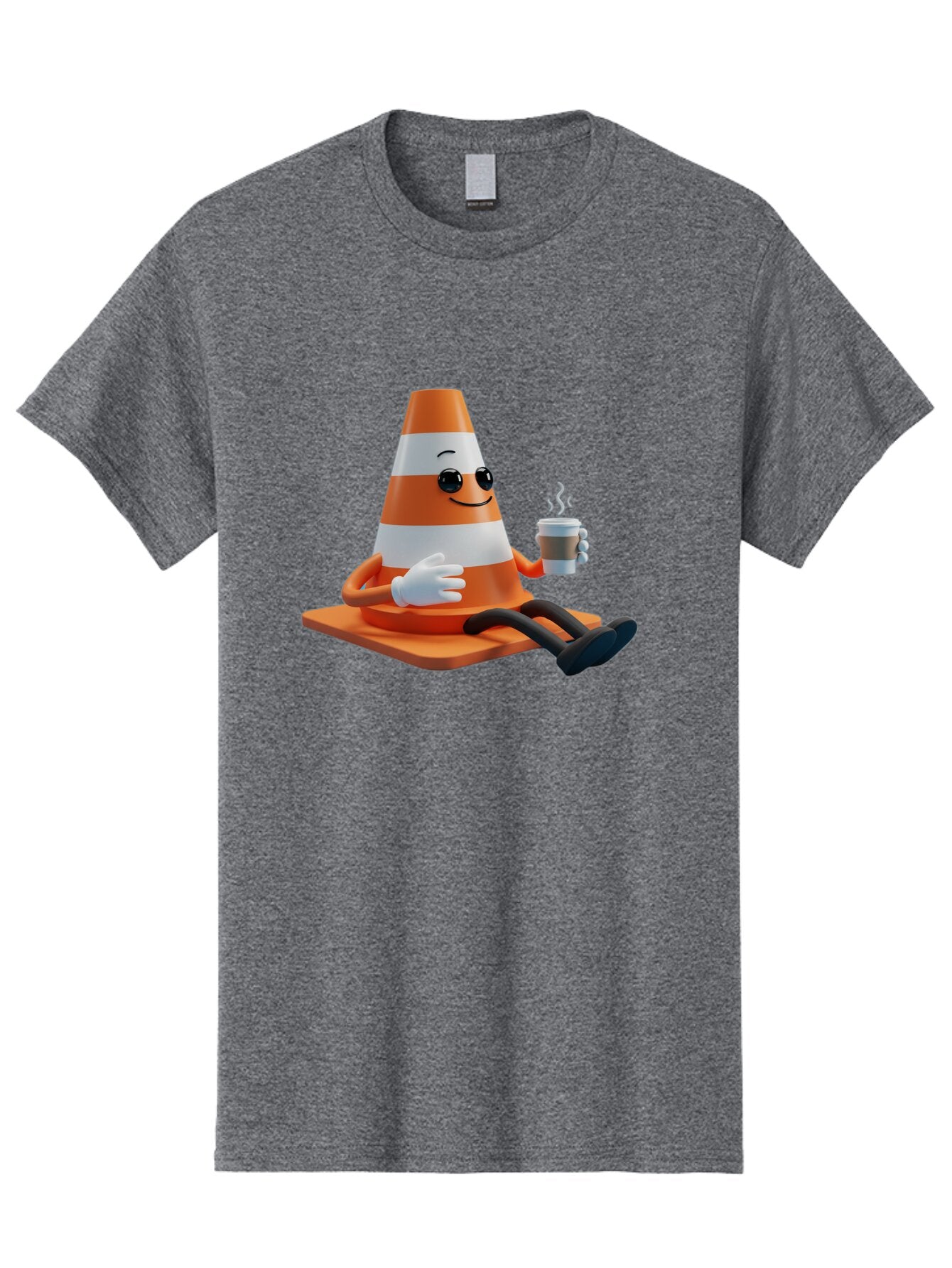 Traffic-Cone-Character Men'S Graphic Tee, 100% Cotton, Comfortable Casual Summer Wear, Machine Washable, Vintage Camera, Old Camera, Antique Camera, Black Camera, Classic Photography, Photography Equipment, Nostalgic Device, Film Camera, Baq152 11
