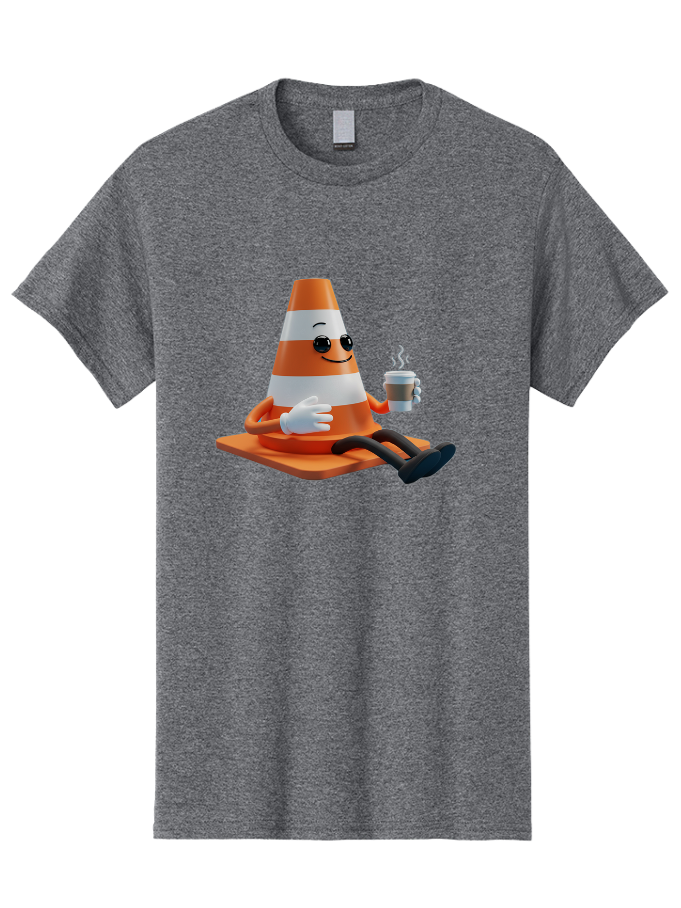 Traffic-Cone-Character Men'S Graphic Tee, 100% Cotton, Comfortable Casual Summer Wear, Machine Washable, Vintage Camera, Old Camera, Antique Camera, Black Camera, Classic Photography, Photography Equipment, Nostalgic Device, Film Camera, Baq152 6