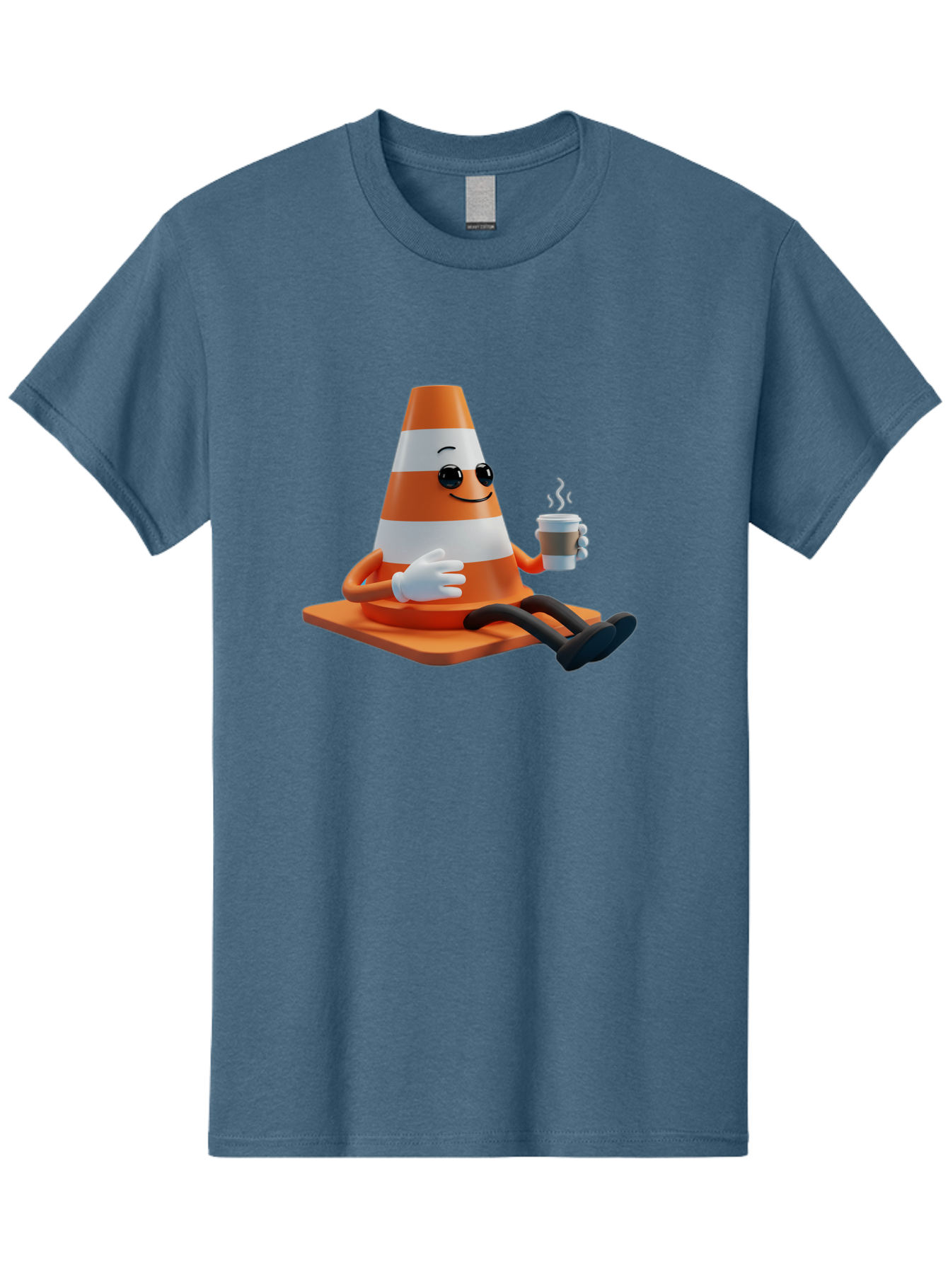 Traffic-Cone-Character Men'S Graphic Tee, 100% Cotton, Comfortable Casual Summer Wear, Machine Washable, Vintage Camera, Old Camera, Antique Camera, Black Camera, Classic Photography, Photography Equipment, Nostalgic Device, Film Camera, Baq152 15
