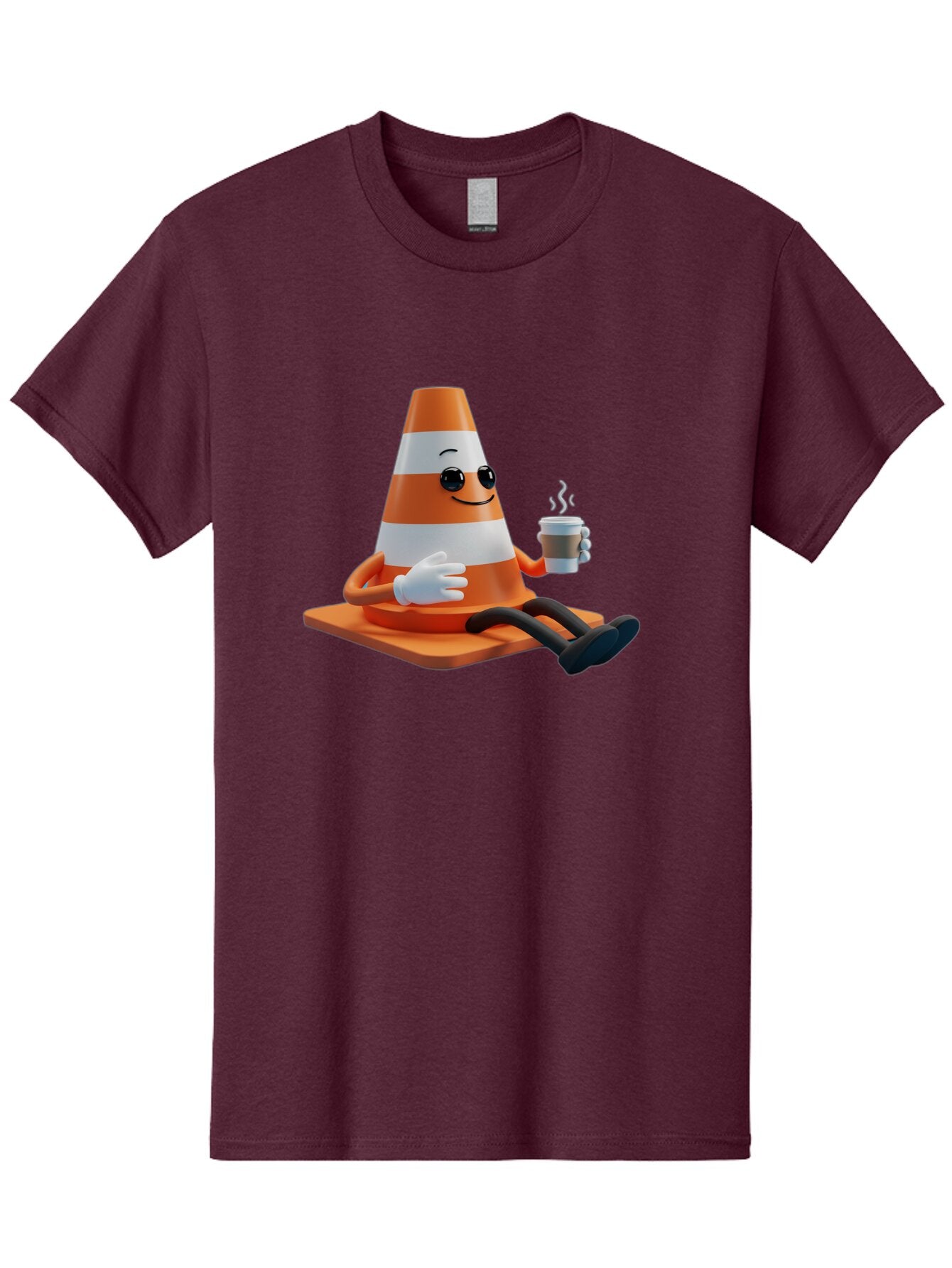 Traffic-Cone-Character Men'S Graphic Tee, 100% Cotton, Comfortable Casual Summer Wear, Machine Washable, Vintage Camera, Old Camera, Antique Camera, Black Camera, Classic Photography, Photography Equipment, Nostalgic Device, Film Camera, Baq152 13