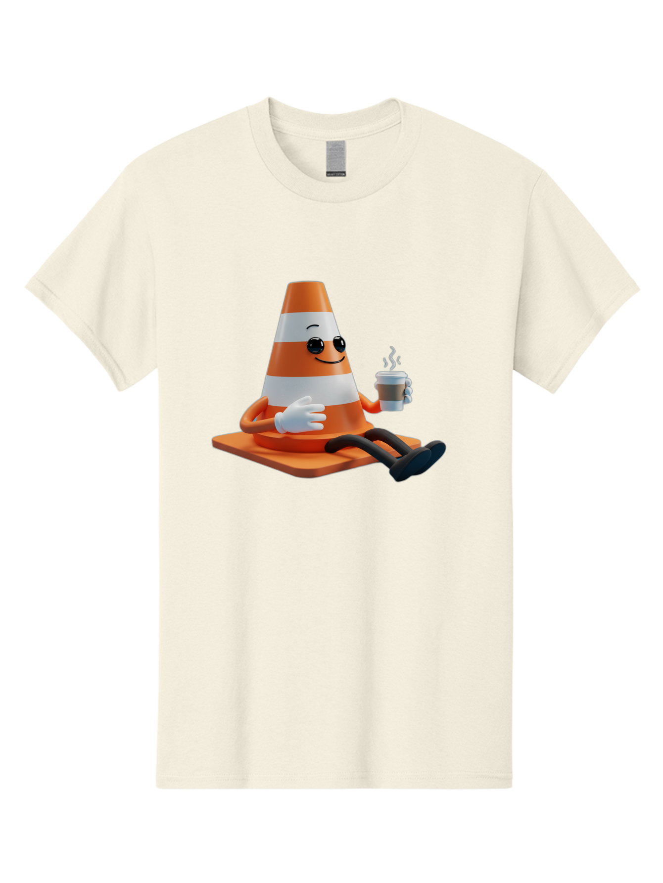 Traffic-Cone-Character Men'S Graphic Tee, 100% Cotton, Comfortable Casual Summer Wear, Machine Washable, Vintage Camera, Old Camera, Antique Camera, Black Camera, Classic Photography, Photography Equipment, Nostalgic Device, Film Camera, Baq152 7