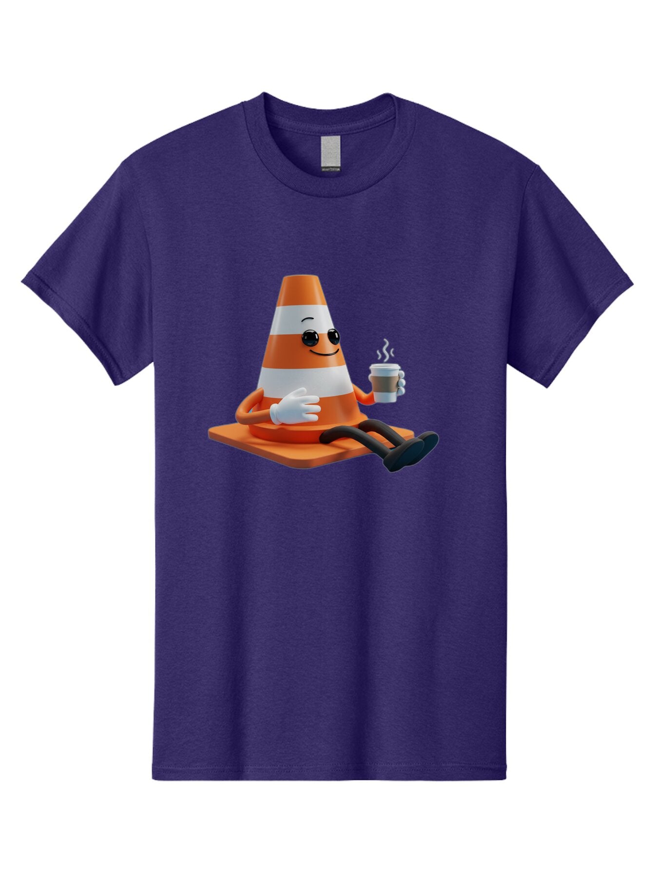 Traffic-Cone-Character Men'S Graphic Tee, 100% Cotton, Comfortable Casual Summer Wear, Machine Washable, Vintage Camera, Old Camera, Antique Camera, Black Camera, Classic Photography, Photography Equipment, Nostalgic Device, Film Camera, Baq152 12