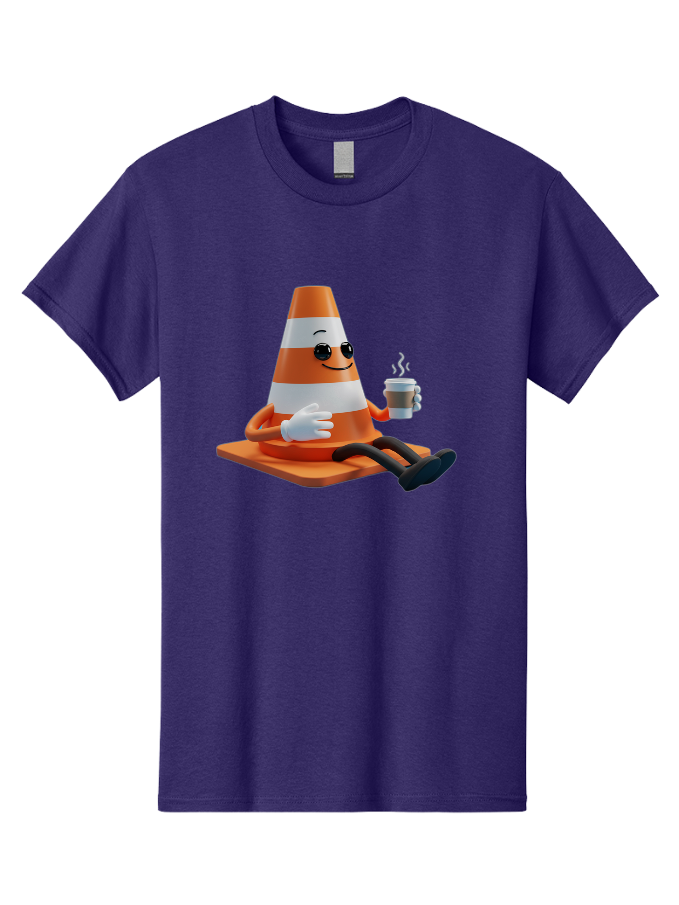 Traffic-Cone-Character Men'S Graphic Tee, 100% Cotton, Comfortable Casual Summer Wear, Machine Washable, Vintage Camera, Old Camera, Antique Camera, Black Camera, Classic Photography, Photography Equipment, Nostalgic Device, Film Camera, Baq152 9