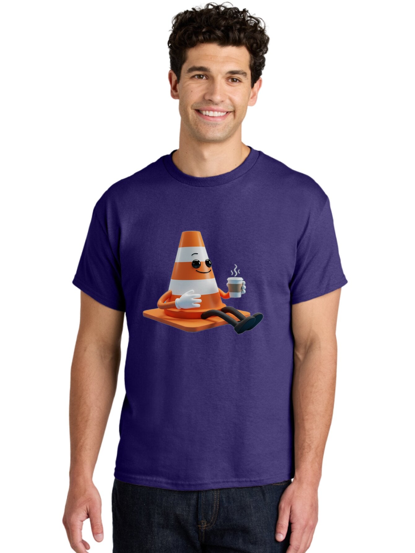 Traffic-Cone-Character Men'S Graphic Tee, 100% Cotton, Comfortable Casual Summer Wear, Machine Washable, Vintage Camera, Old Camera, Antique Camera, Black Camera, Classic Photography, Photography Equipment, Nostalgic Device, Film Camera, Baq152 28
