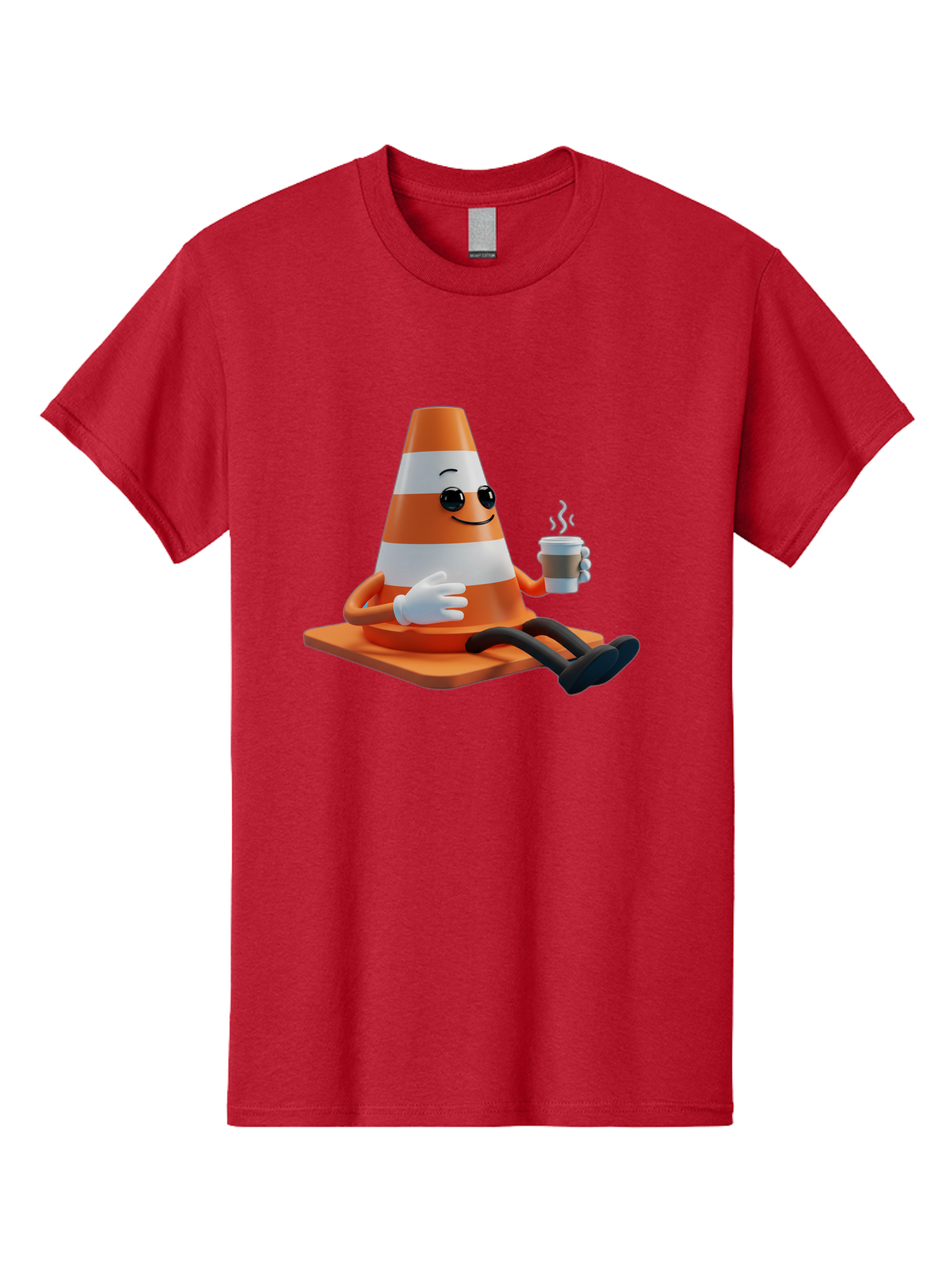 Traffic-Cone-Character Men'S Graphic Tee, 100% Cotton, Comfortable Casual Summer Wear, Machine Washable, Vintage Camera, Old Camera, Antique Camera, Black Camera, Classic Photography, Photography Equipment, Nostalgic Device, Film Camera, Baq152 11