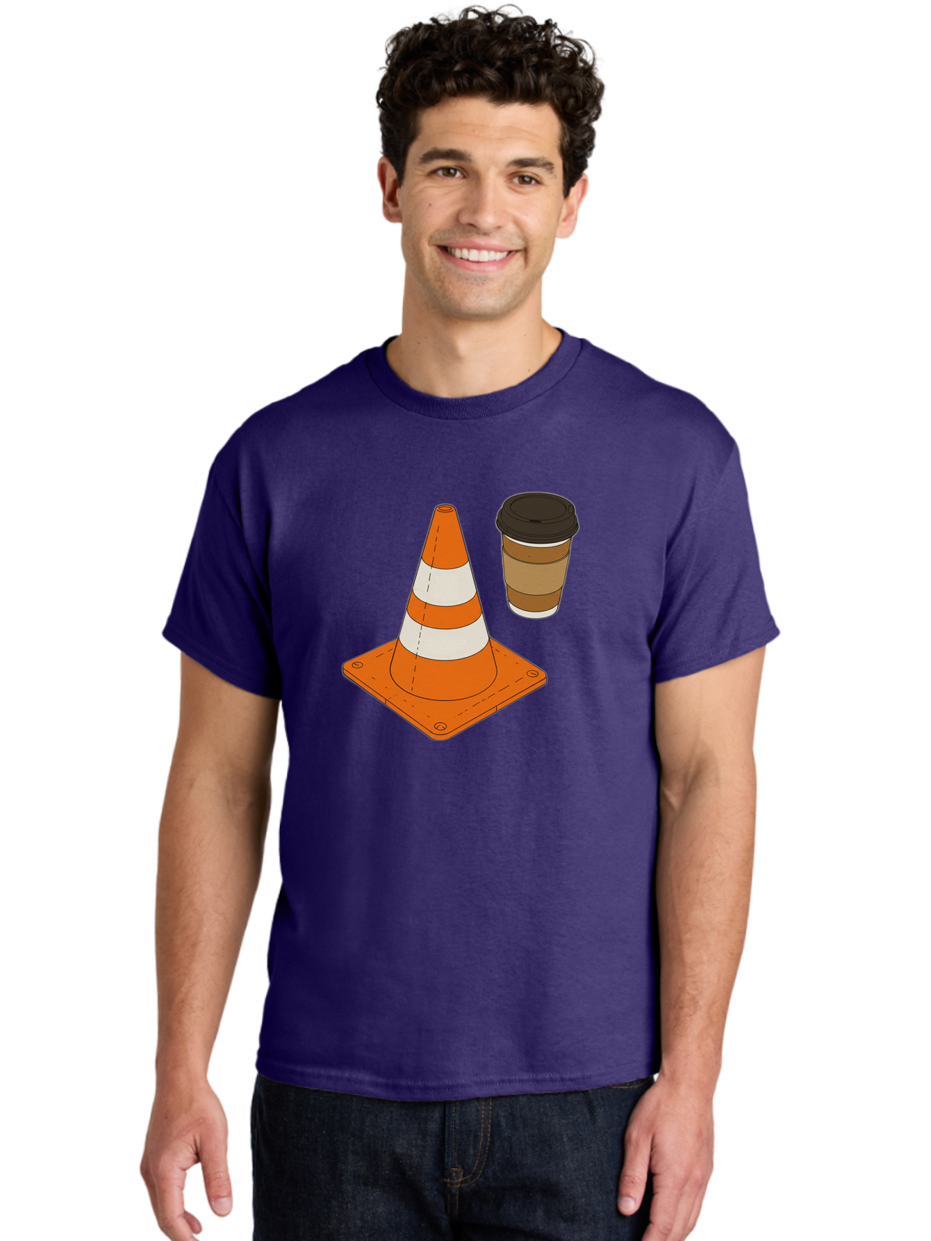 Traffic-Cone-Coffee-1 Men'S Graphic Tee, 100% Cotton, Comfortable Casual Summer Wear, Machine Washable, Vintage Camera, Old Camera, Antique Camera, Black Camera, Classic Photography, Photography Equipment, Nostalgic Device, Film Camera, Baq153 28