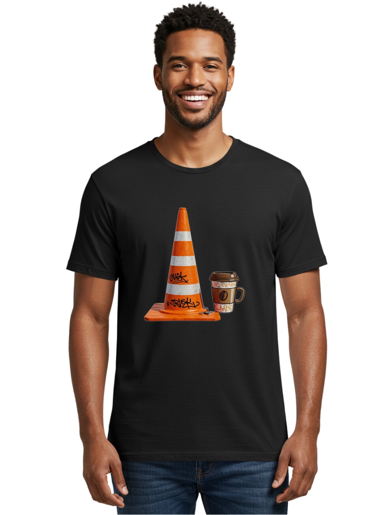 Traffic-Cone-Coffee Men'S Graphic Tee, 100% Cotton, Comfortable Casual Summer Wear, Machine Washable, Vintage Camera, Old Camera, Antique Camera, Black Camera, Classic Photography, Photography Equipment, Nostalgic Device, Film Camera, Baq154 27