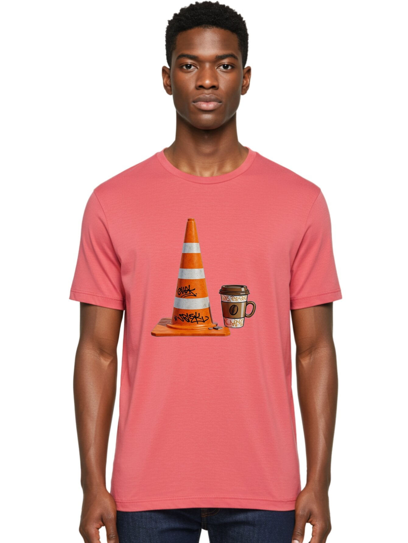 Traffic-Cone-Coffee Men'S Graphic Tee, 100% Cotton, Comfortable Casual Summer Wear, Machine Washable, Vintage Camera, Old Camera, Antique Camera, Black Camera, Classic Photography, Photography Equipment, Nostalgic Device, Film Camera, Baq154 16