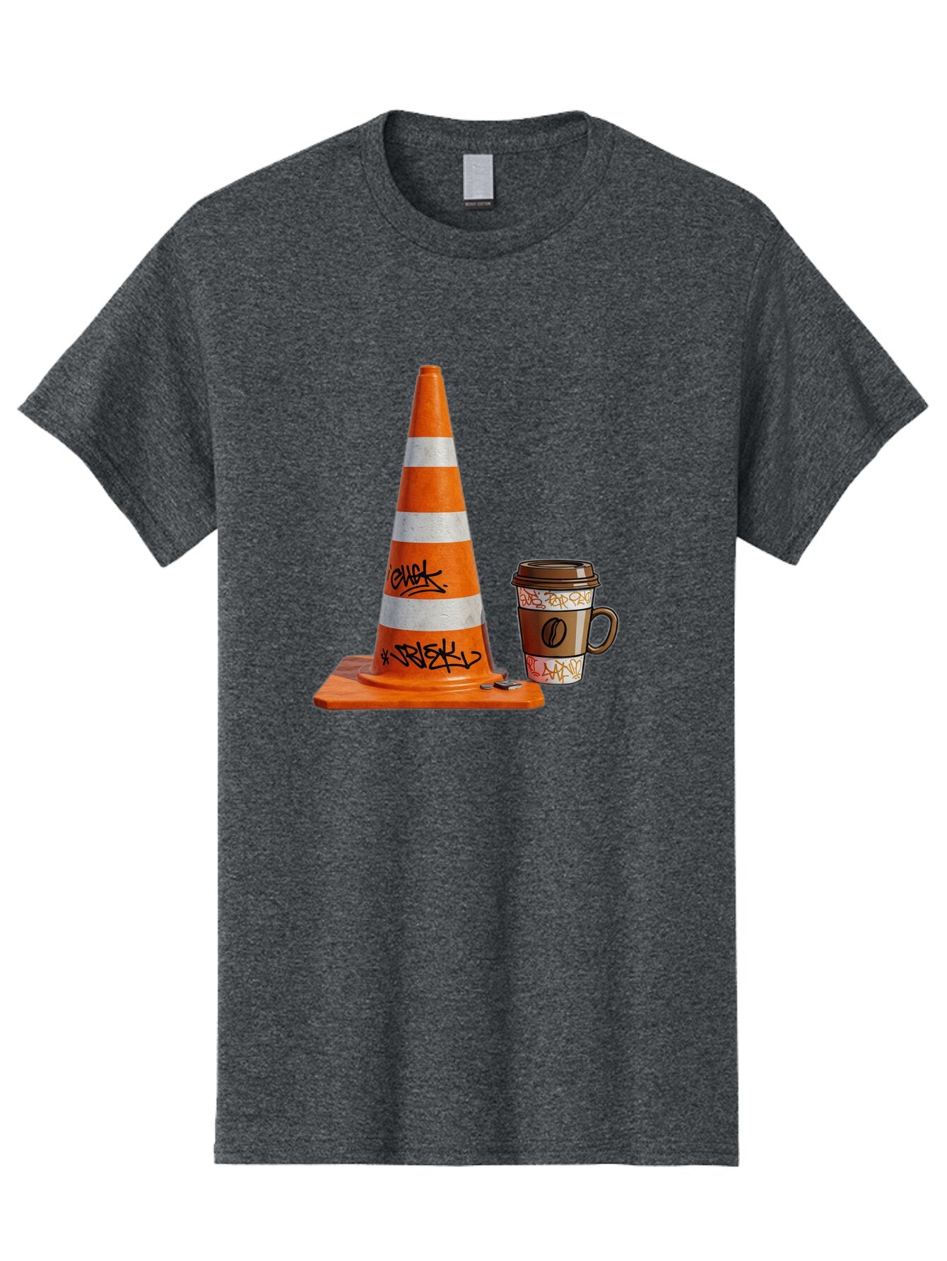 Traffic-Cone-Coffee Men'S Graphic Tee, 100% Cotton, Comfortable Casual Summer Wear, Machine Washable, Vintage Camera, Old Camera, Antique Camera, Black Camera, Classic Photography, Photography Equipment, Nostalgic Device, Film Camera, Baq154 3