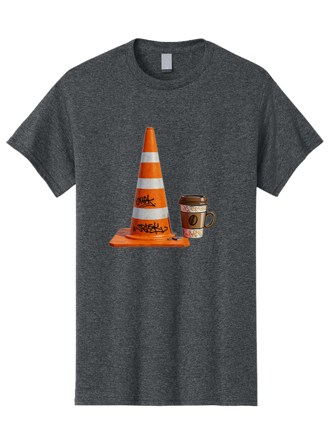 Traffic-Cone-Coffee Men'S Graphic Tee, 100% Cotton, Comfortable Casual Summer Wear, Machine Washable, Vintage Camera, Old Camera, Antique Camera, Black Camera, Classic Photography, Photography Equipment, Nostalgic Device, Film Camera, Baq154