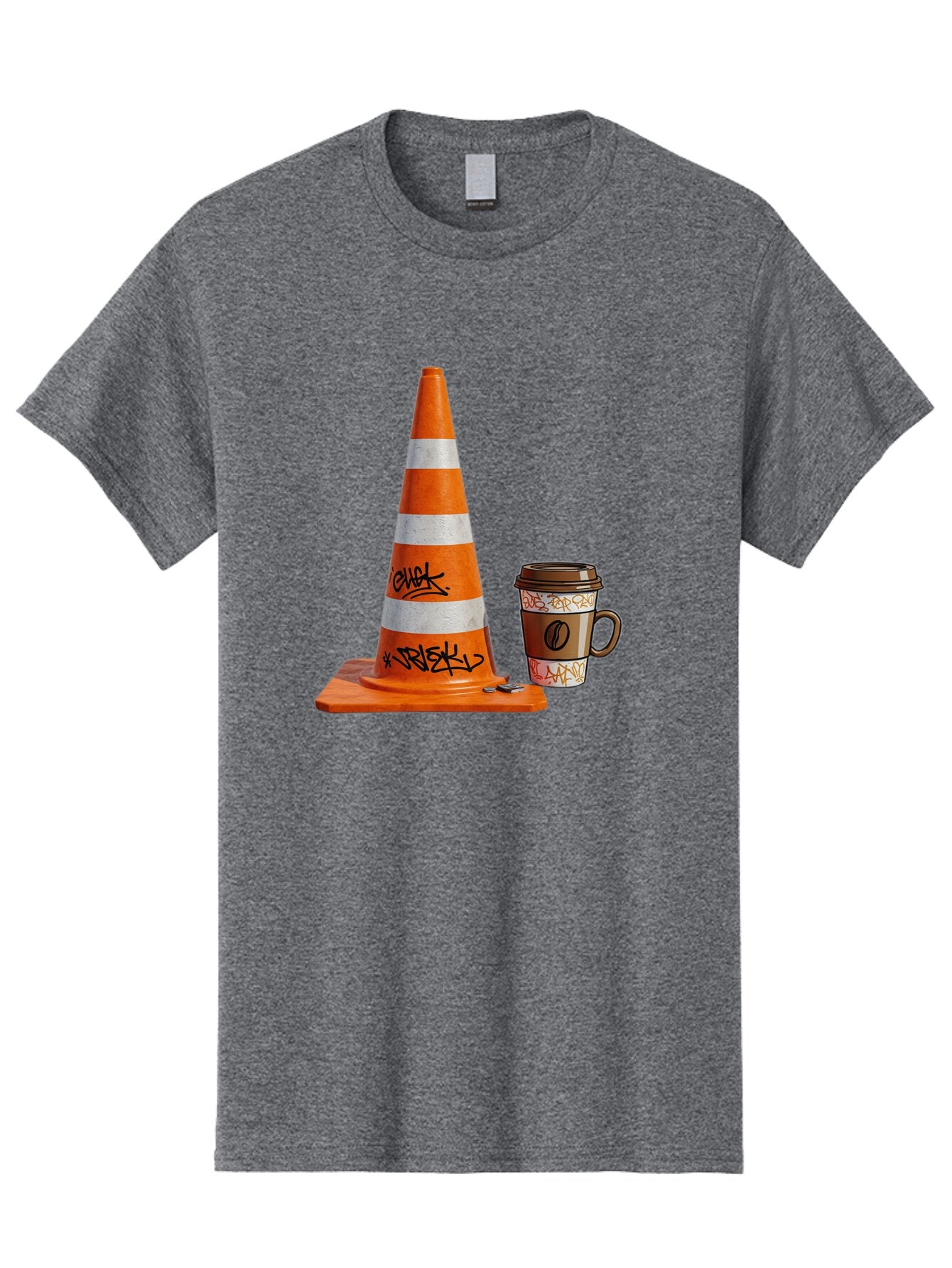 Traffic-Cone-Coffee Men'S Graphic Tee, 100% Cotton, Comfortable Casual Summer Wear, Machine Washable, Vintage Camera, Old Camera, Antique Camera, Black Camera, Classic Photography, Photography Equipment, Nostalgic Device, Film Camera, Baq154 8