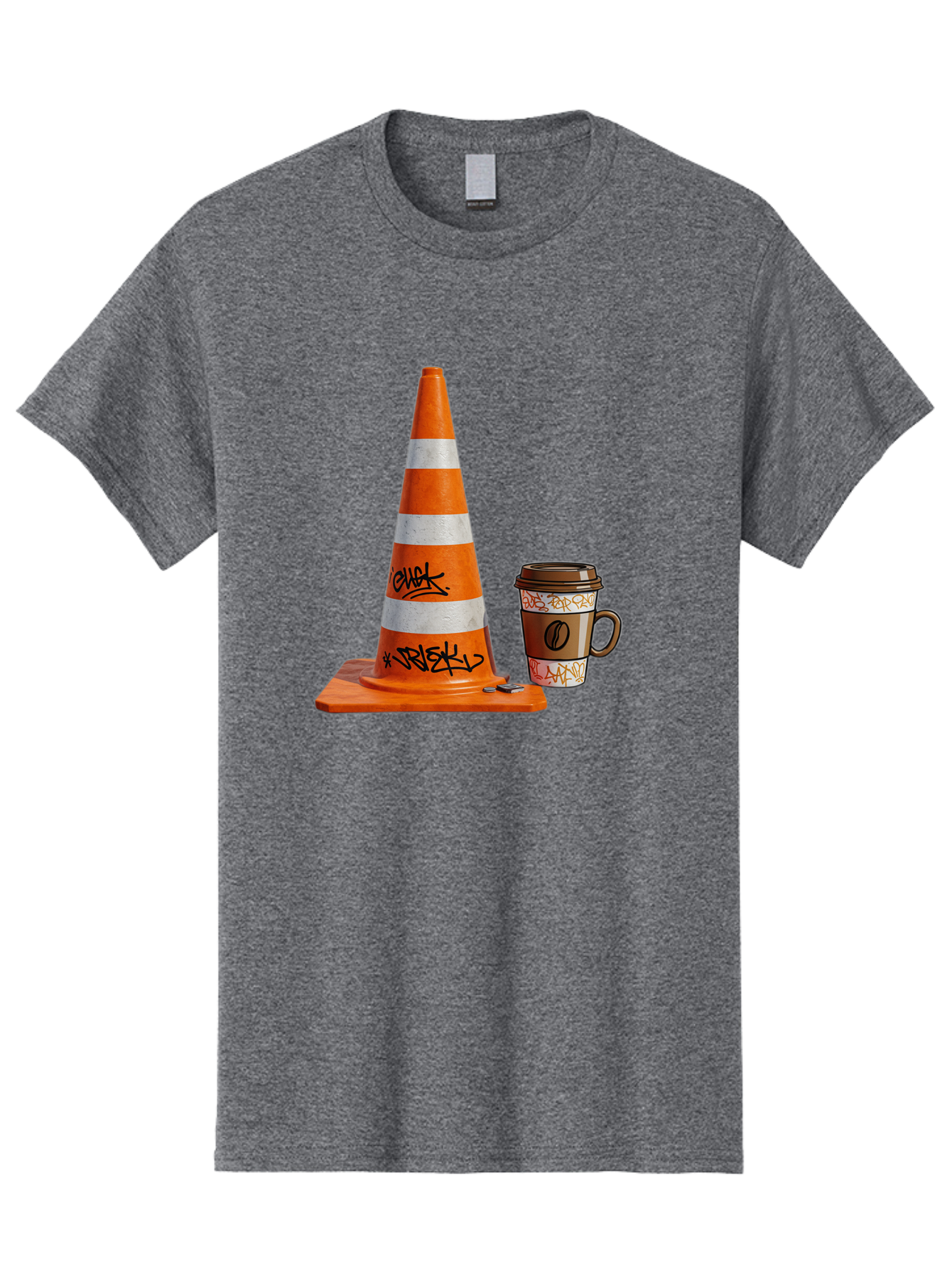 Traffic-Cone-Coffee Men'S Graphic Tee, 100% Cotton, Comfortable Casual Summer Wear, Machine Washable, Vintage Camera, Old Camera, Antique Camera, Black Camera, Classic Photography, Photography Equipment, Nostalgic Device, Film Camera, Baq154 6