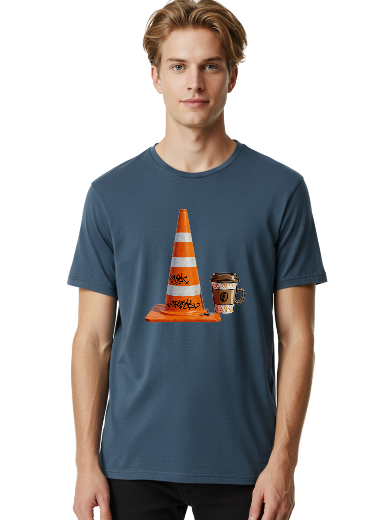 Traffic-Cone-Coffee Men'S Graphic Tee, 100% Cotton, Comfortable Casual Summer Wear, Machine Washable, Vintage Camera, Old Camera, Antique Camera, Black Camera, Classic Photography, Photography Equipment, Nostalgic Device, Film Camera, Baq154 19