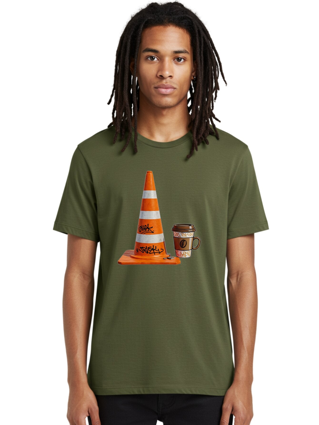 Traffic-Cone-Coffee Men'S Graphic Tee, 100% Cotton, Comfortable Casual Summer Wear, Machine Washable, Vintage Camera, Old Camera, Antique Camera, Black Camera, Classic Photography, Photography Equipment, Nostalgic Device, Film Camera, Baq154 26