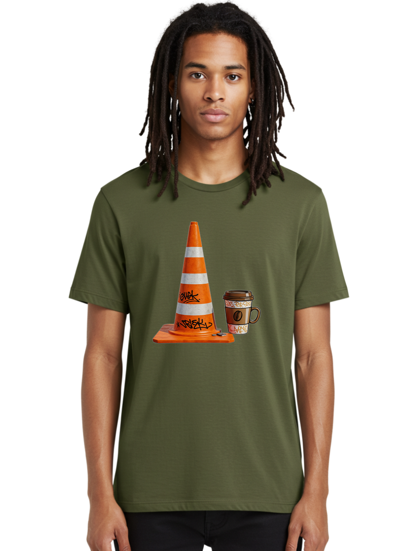 Traffic-Cone-Coffee Men'S Graphic Tee, 100% Cotton, Comfortable Casual Summer Wear, Machine Washable, Vintage Camera, Old Camera, Antique Camera, Black Camera, Classic Photography, Photography Equipment, Nostalgic Device, Film Camera, Baq154 23