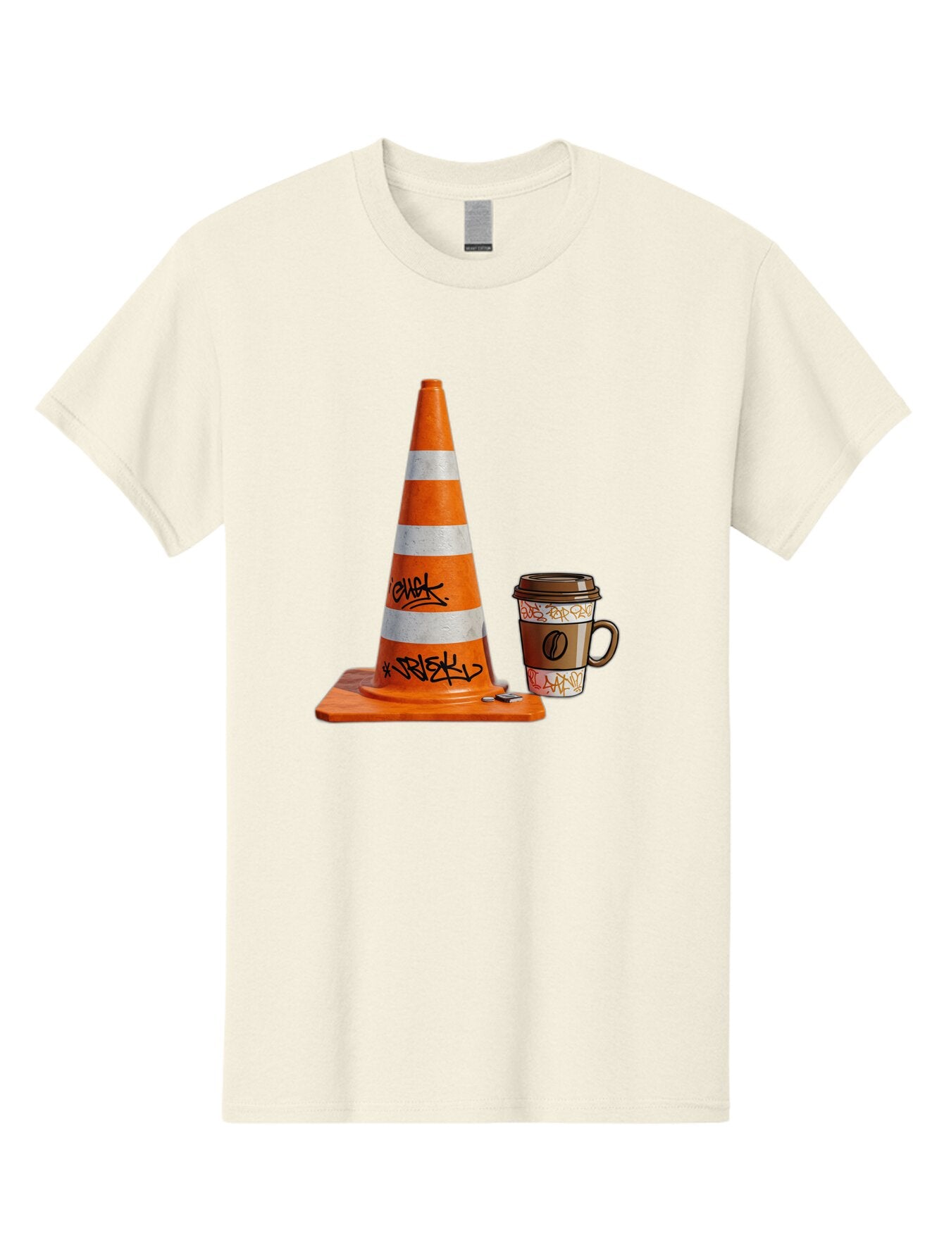 Traffic-Cone-Coffee Men'S Graphic Tee, 100% Cotton, Comfortable Casual Summer Wear, Machine Washable, Vintage Camera, Old Camera, Antique Camera, Black Camera, Classic Photography, Photography Equipment, Nostalgic Device, Film Camera, Baq154 5