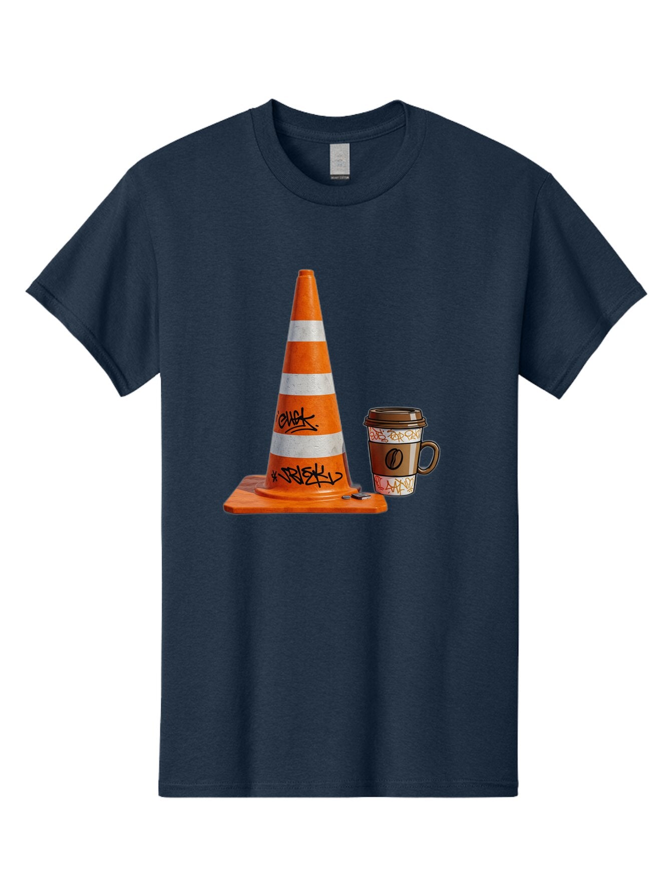 Traffic-Cone-Coffee Men'S Graphic Tee, 100% Cotton, Comfortable Casual Summer Wear, Machine Washable, Vintage Camera, Old Camera, Antique Camera, Black Camera, Classic Photography, Photography Equipment, Nostalgic Device, Film Camera, Baq154 15