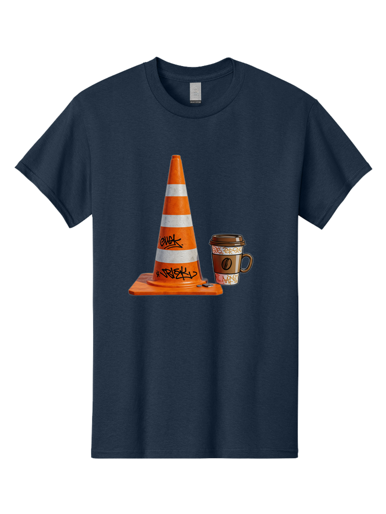 Traffic-Cone-Coffee Men'S Graphic Tee, 100% Cotton, Comfortable Casual Summer Wear, Machine Washable, Vintage Camera, Old Camera, Antique Camera, Black Camera, Classic Photography, Photography Equipment, Nostalgic Device, Film Camera, Baq154 12