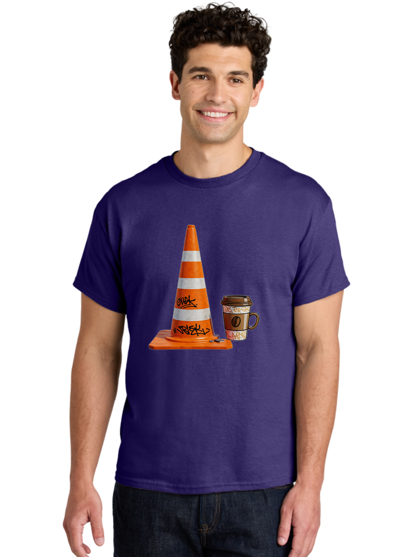 Traffic-Cone-Coffee Men'S Graphic Tee, 100% Cotton, Comfortable Casual Summer Wear, Machine Washable, Vintage Camera, Old Camera, Antique Camera, Black Camera, Classic Photography, Photography Equipment, Nostalgic Device, Film Camera, Baq154 29